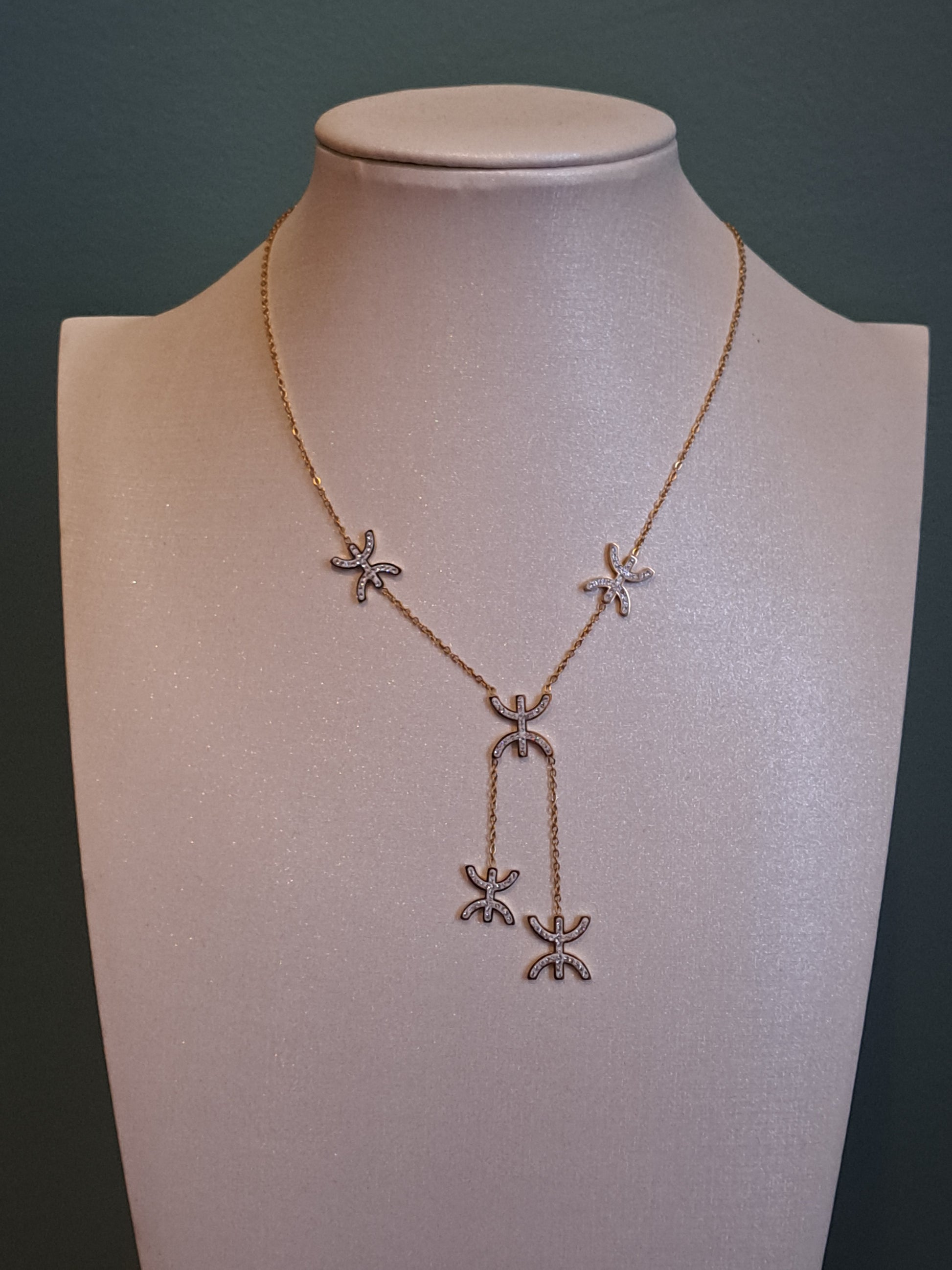 Collier amazigh strass