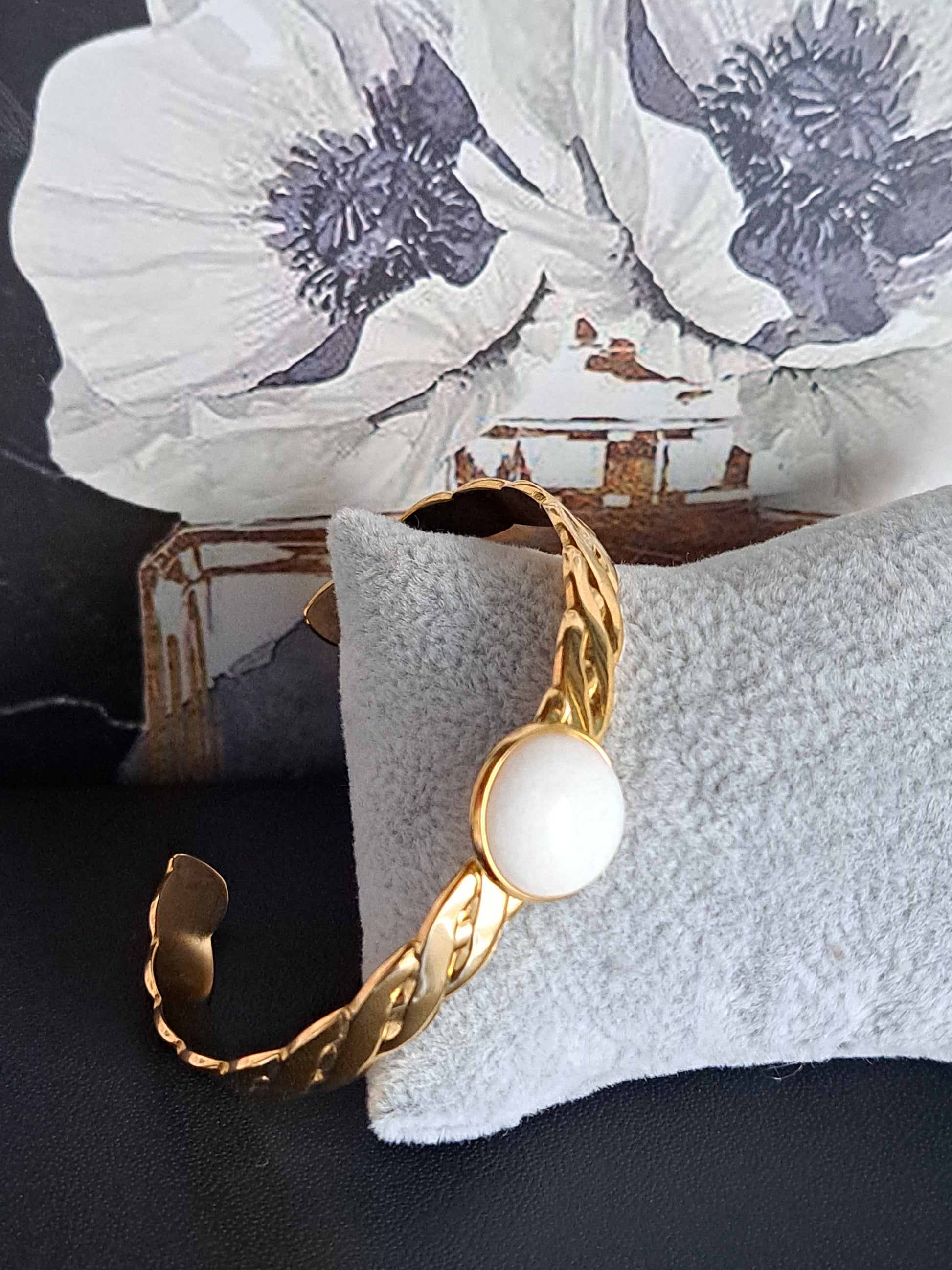 Bracelet jonc "Bianca"
