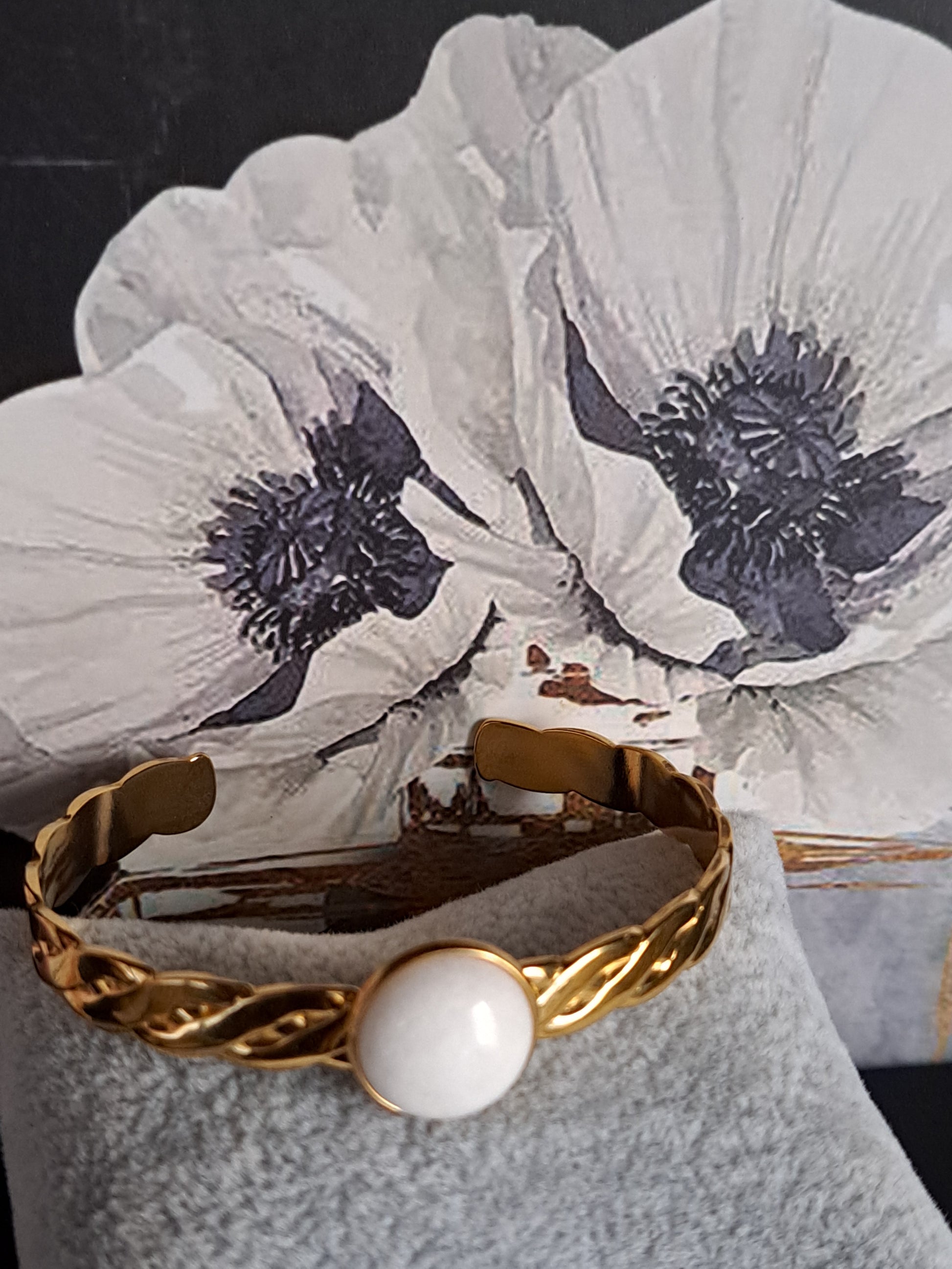 Bracelet jonc "Bianca"