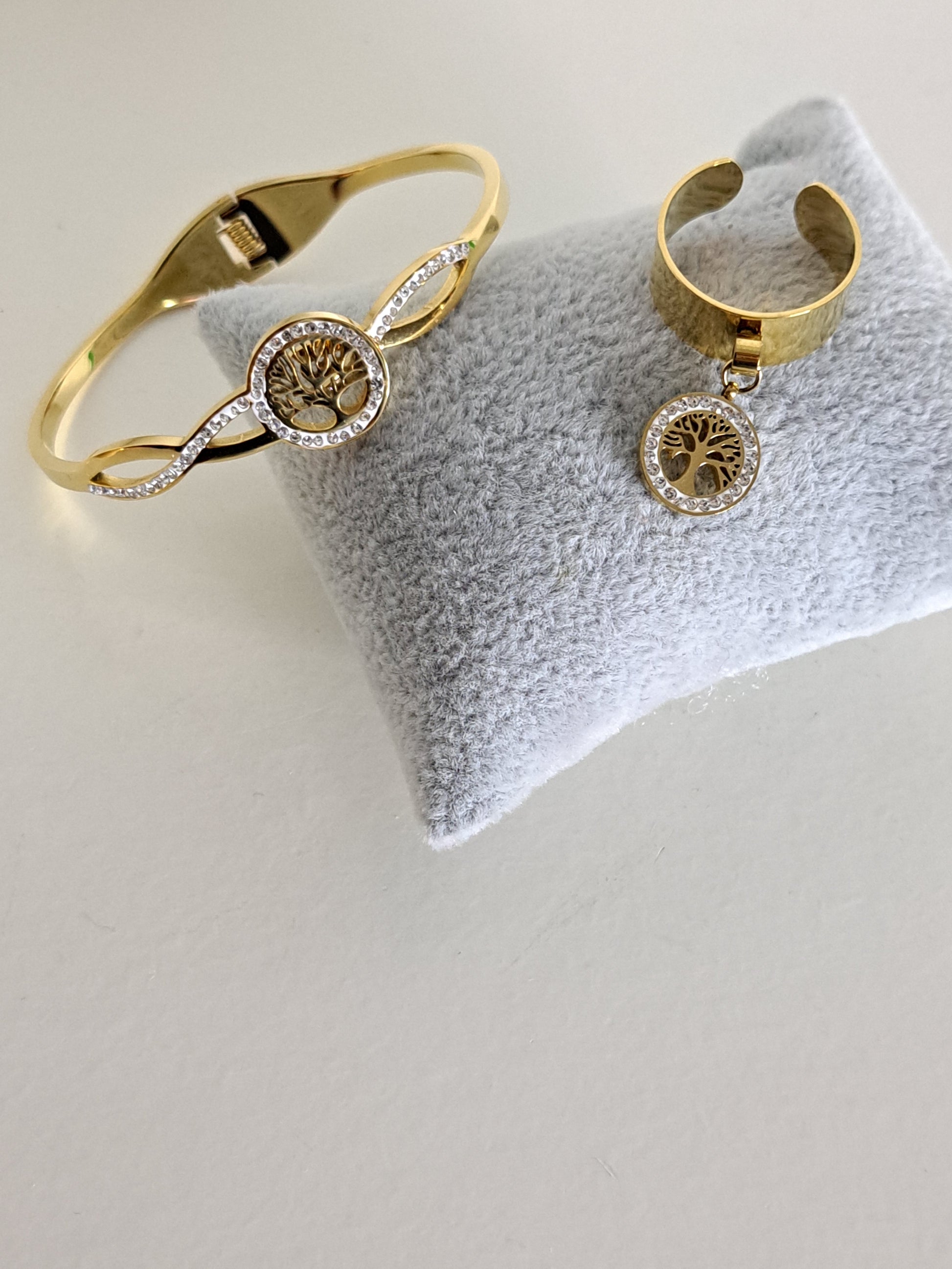 Bracelet jonc "arbre de vie"