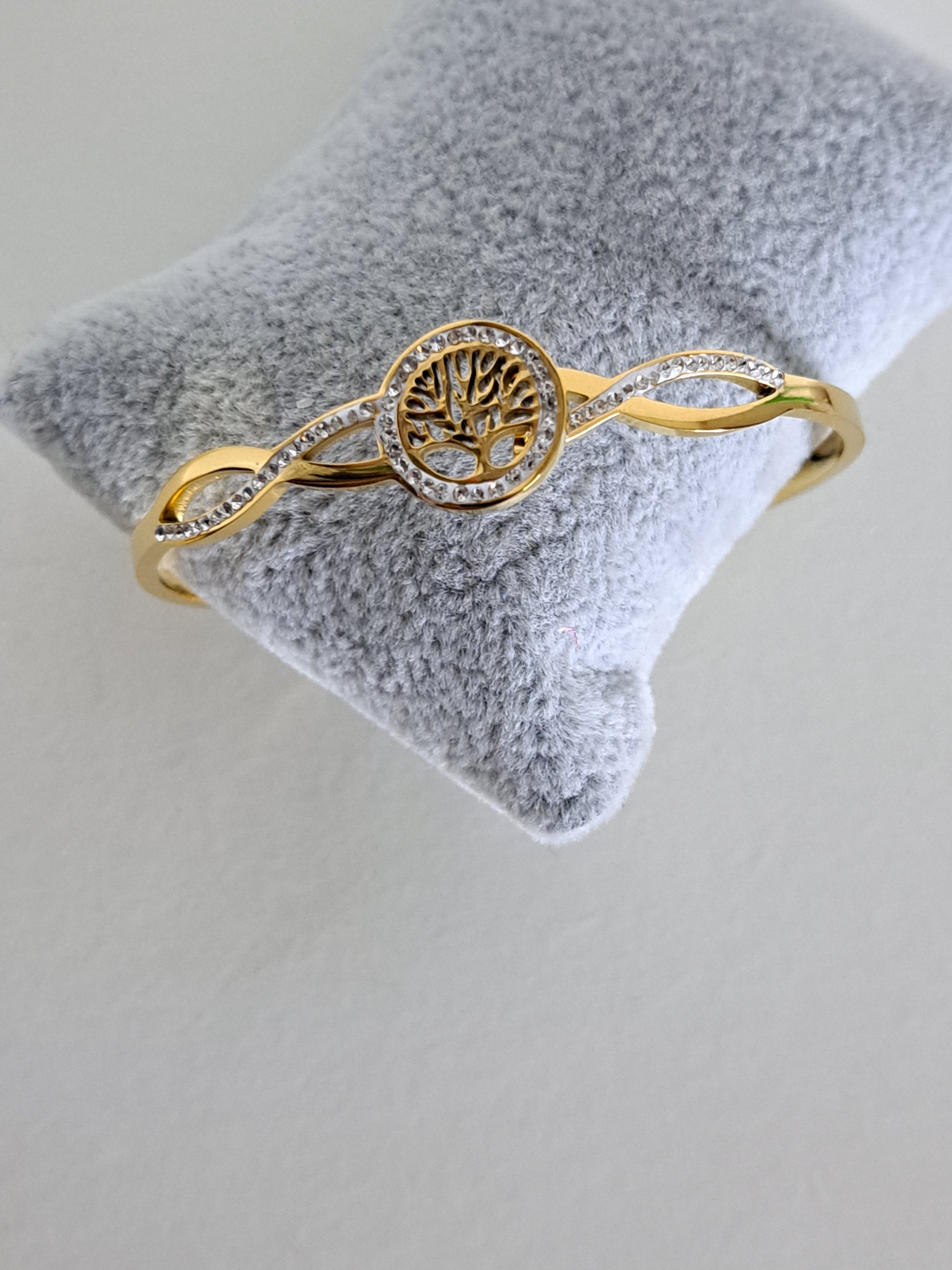 Bracelet jonc "arbre de vie"