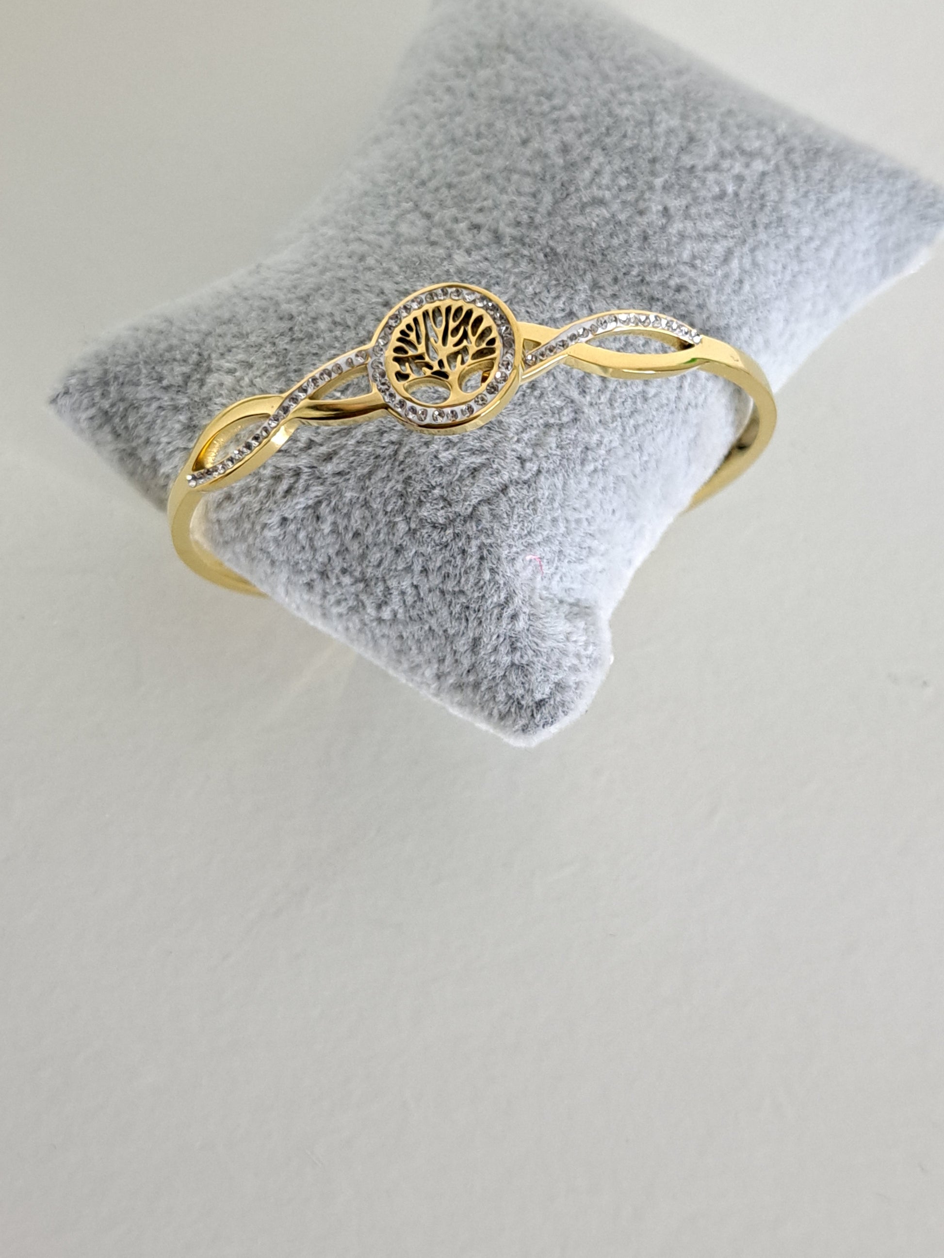 Bracelet jonc "arbre de vie"
