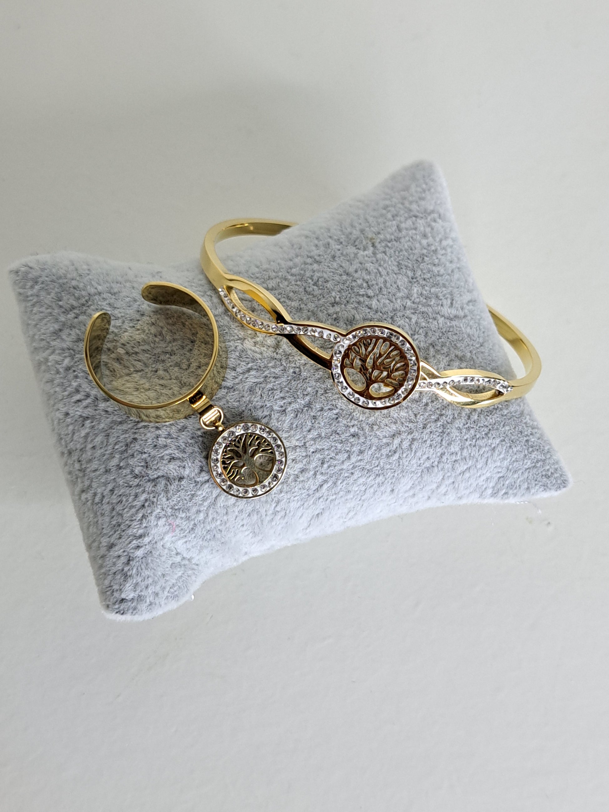 Bracelet jonc "arbre de vie"