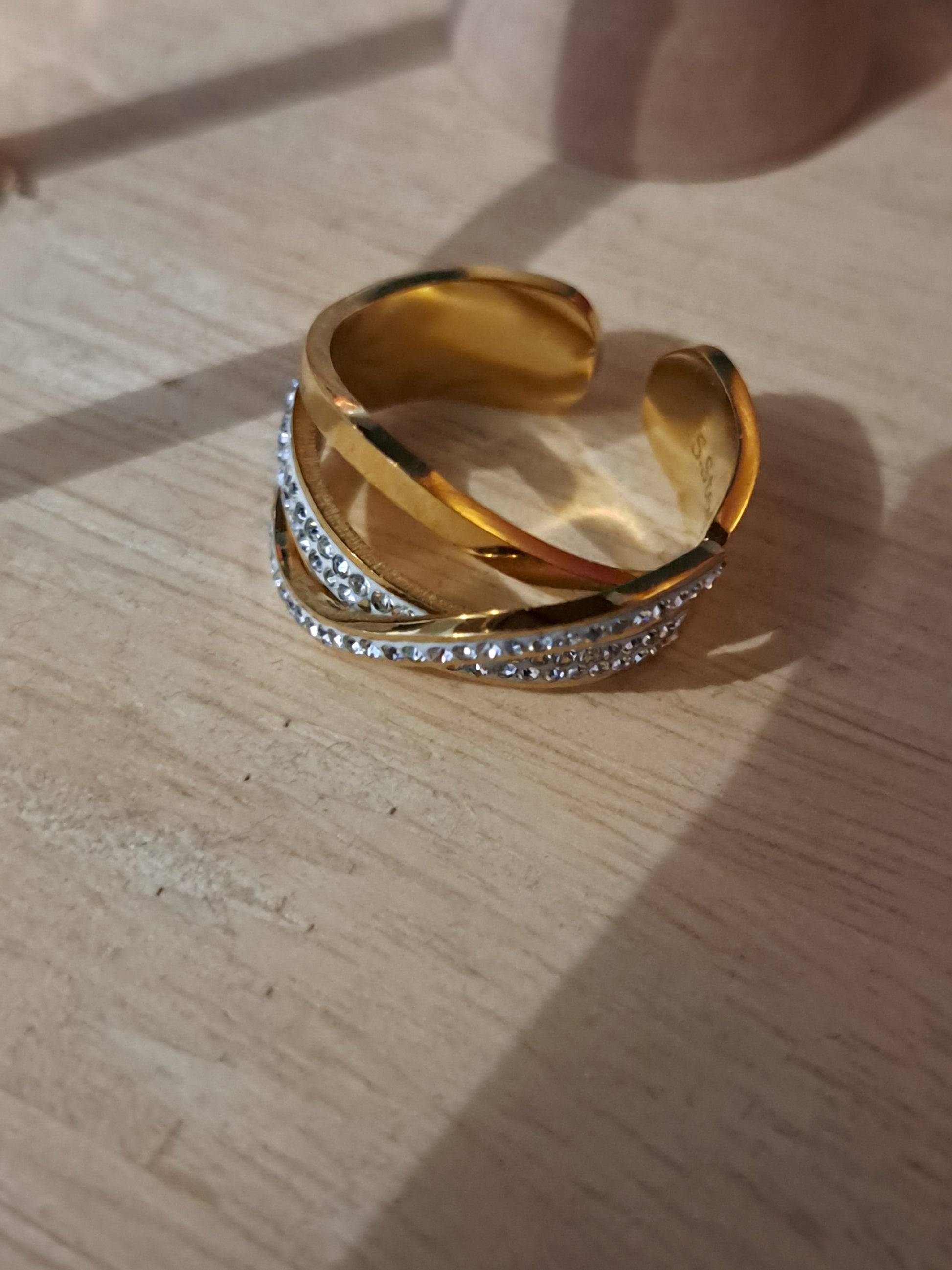 Bague strass