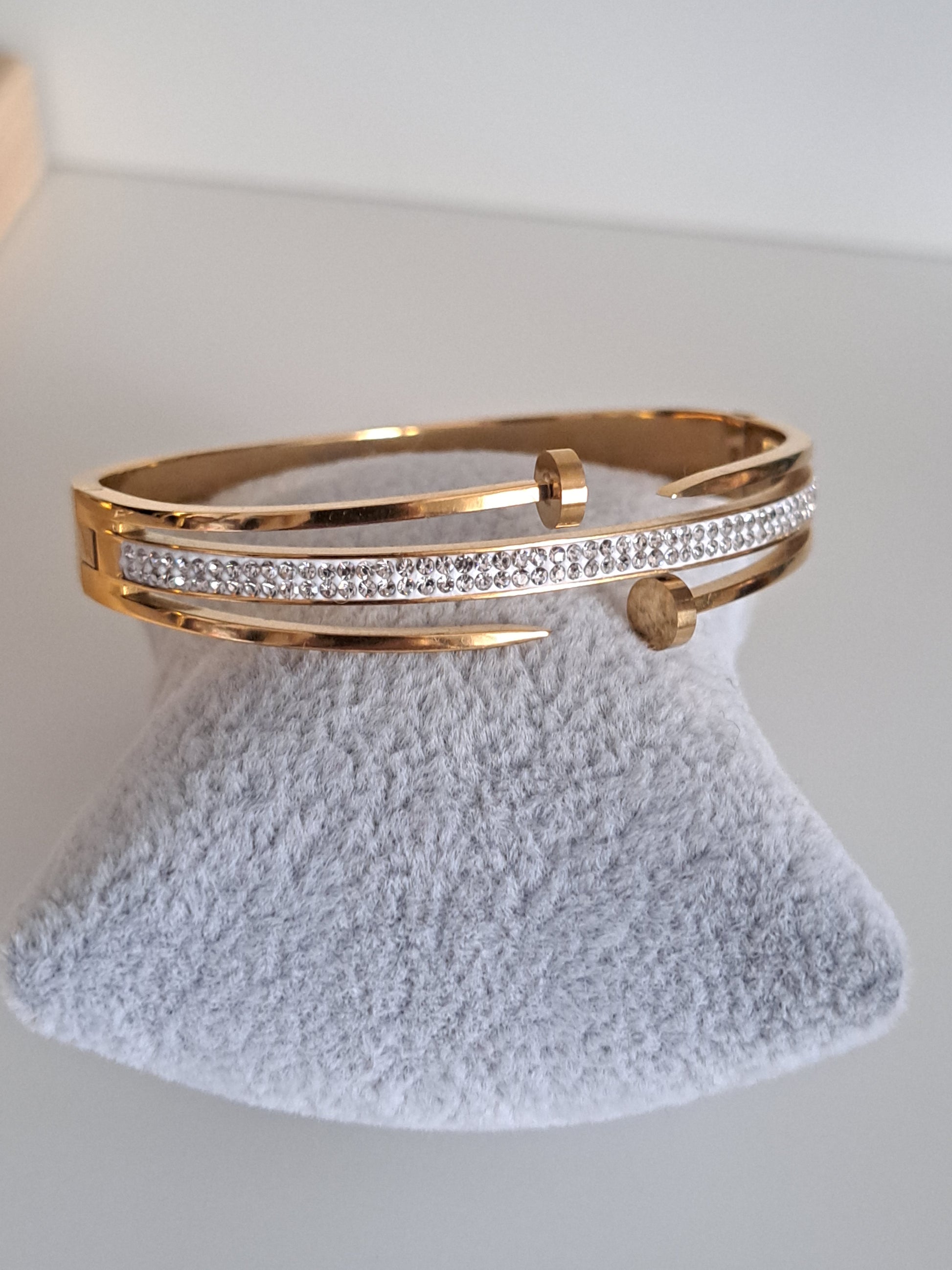 Bracelet jonc "clou"