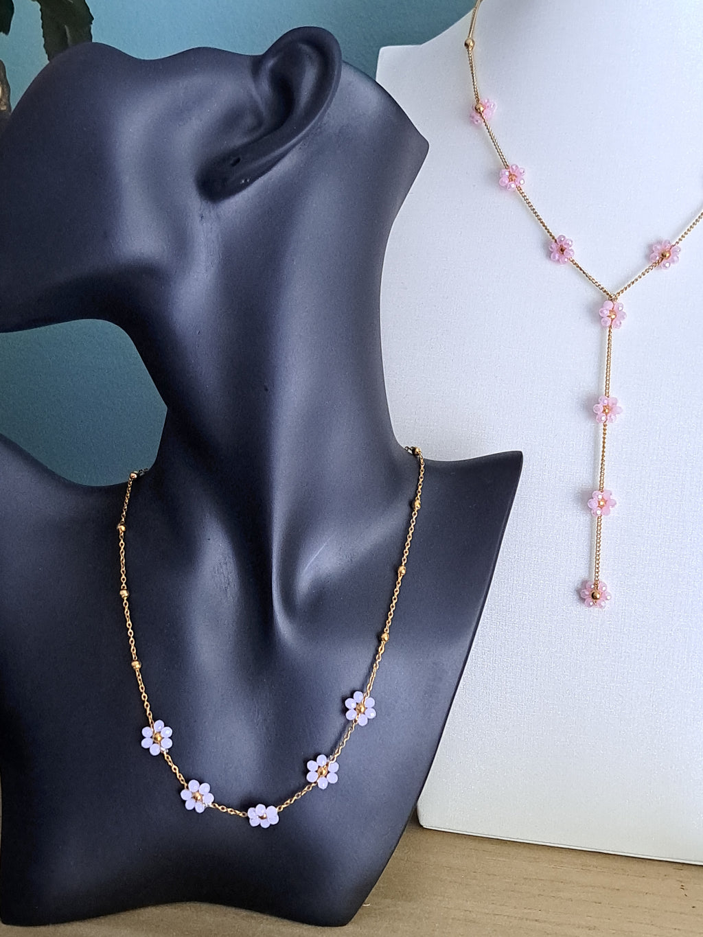 Collier " 5 marguerites"