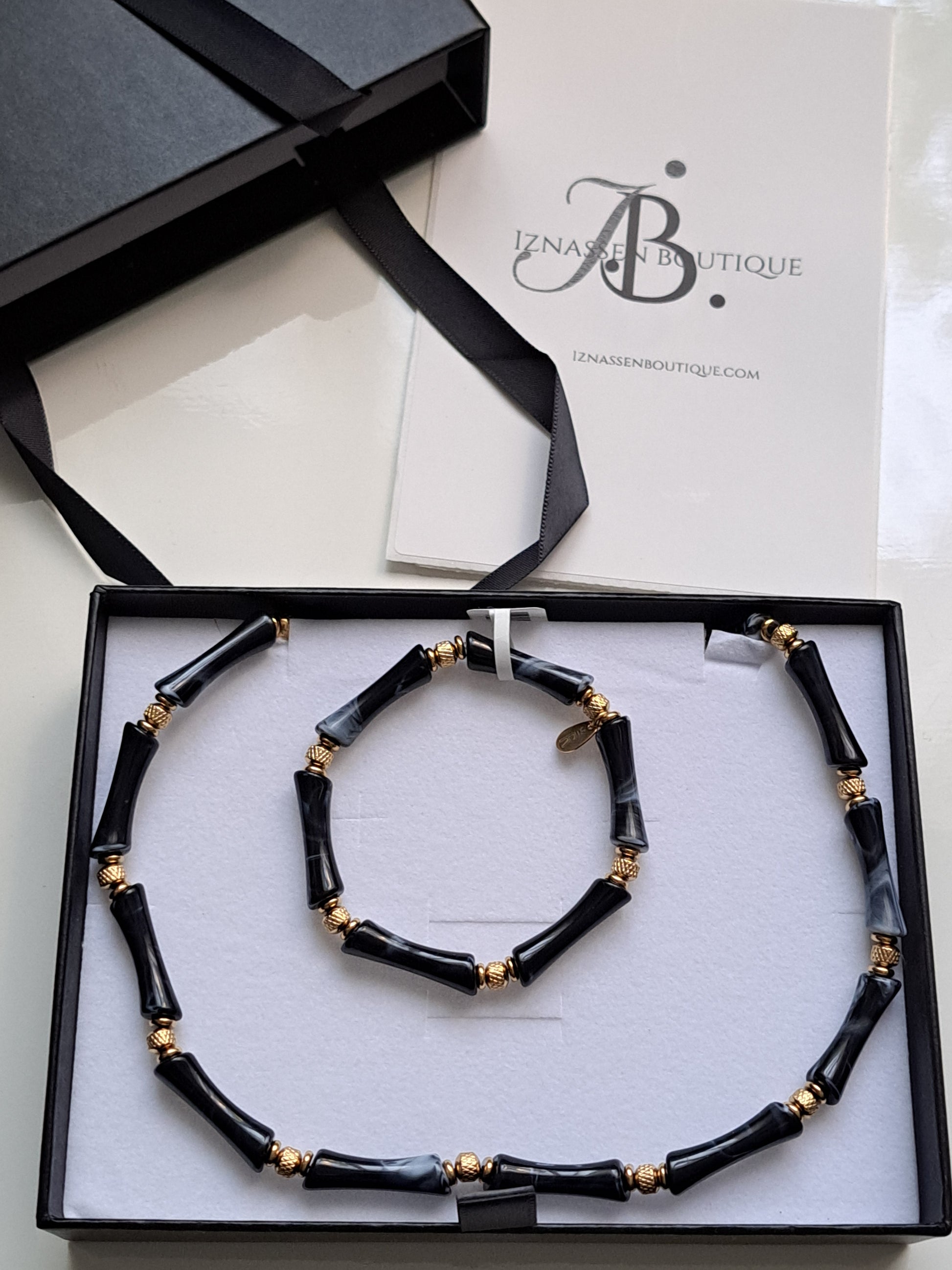 Coffret "bambou noir"