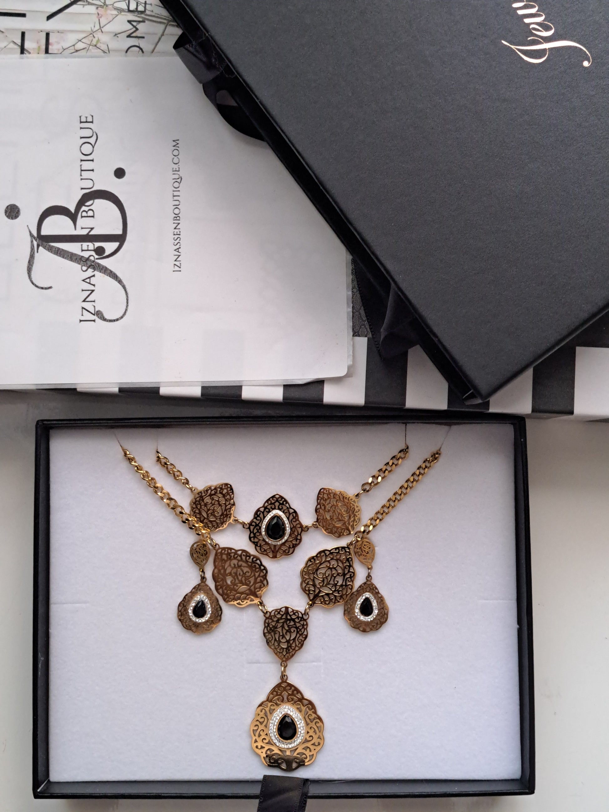 Parure trio "goutte"