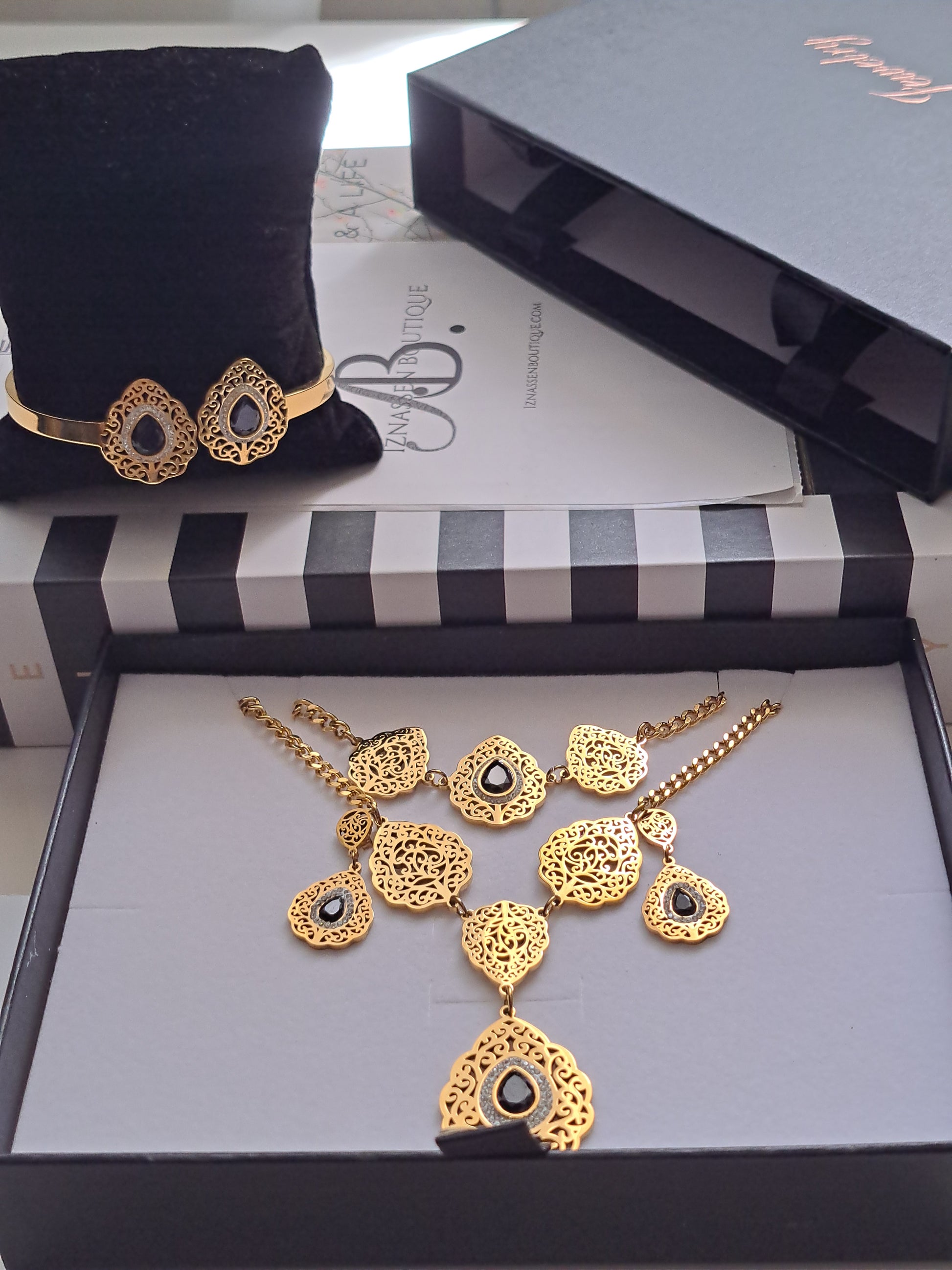 Parure trio "goutte"
