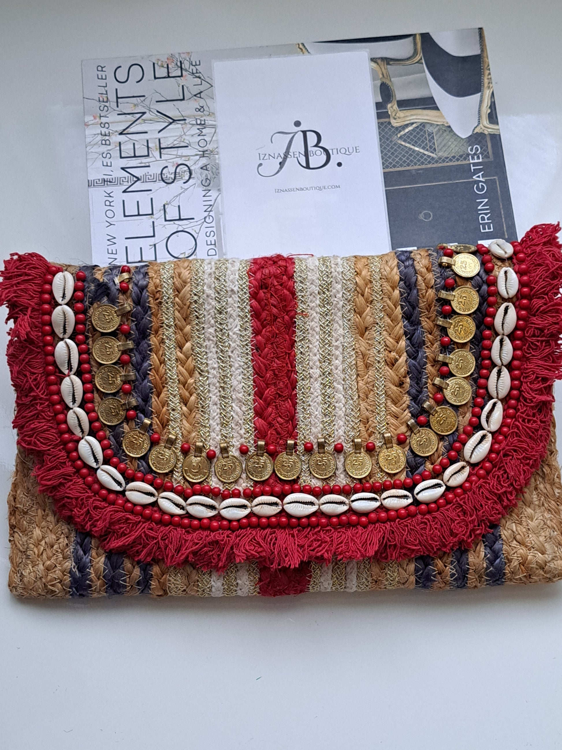 Sac, pochette bohème