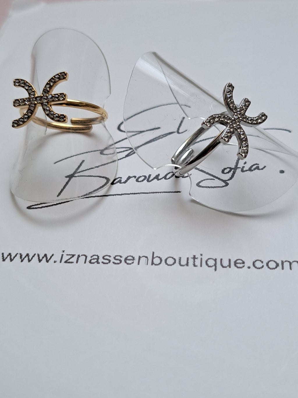 Bague "yaz" argentée