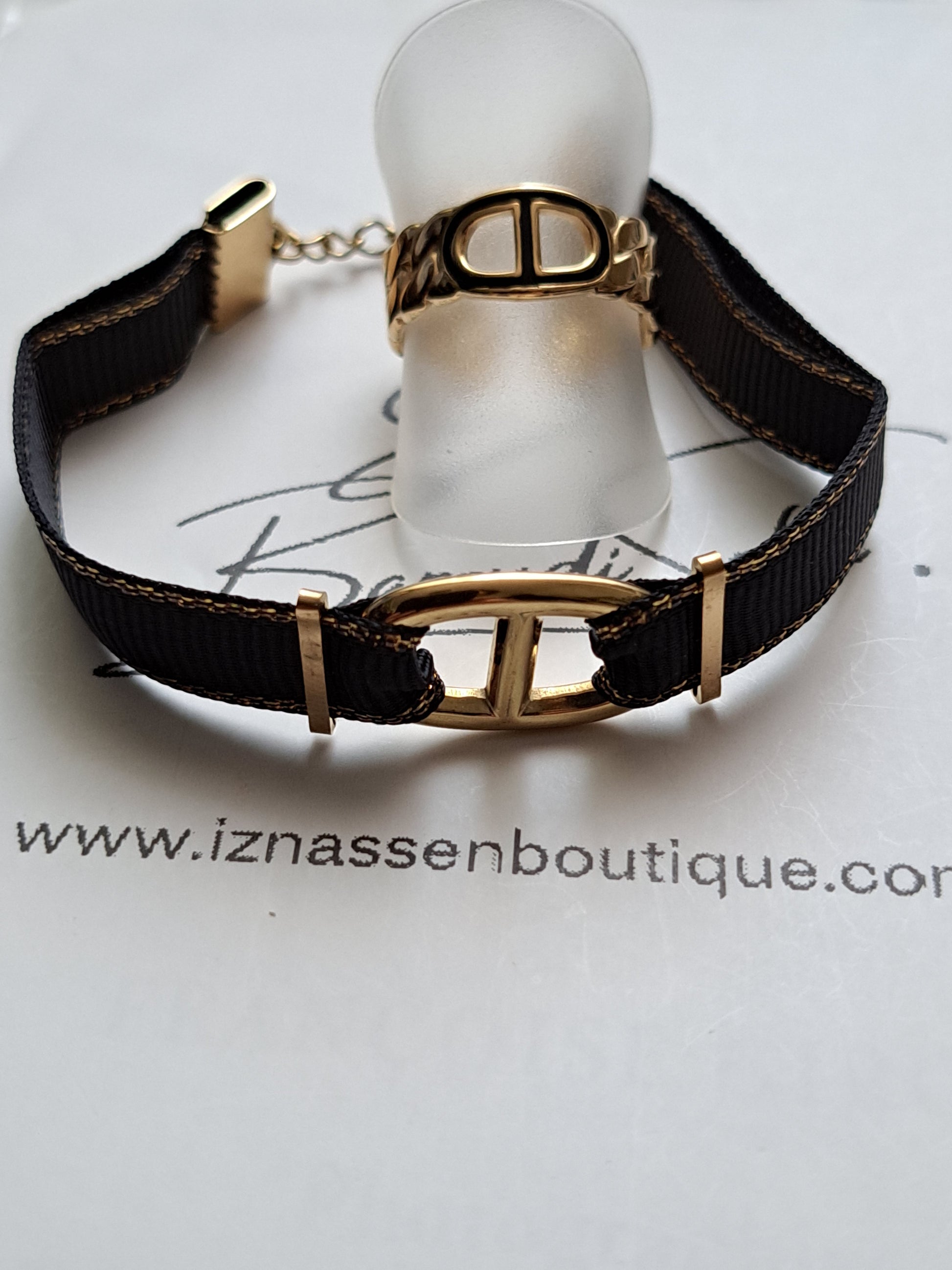 Bracelet "Sihème" noir