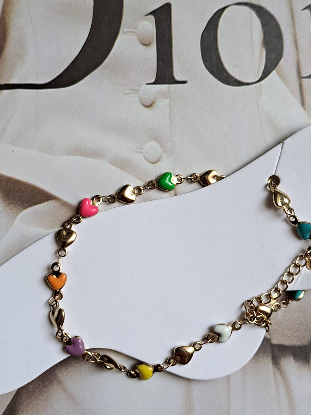 Bracelet de cheville "coeur"
