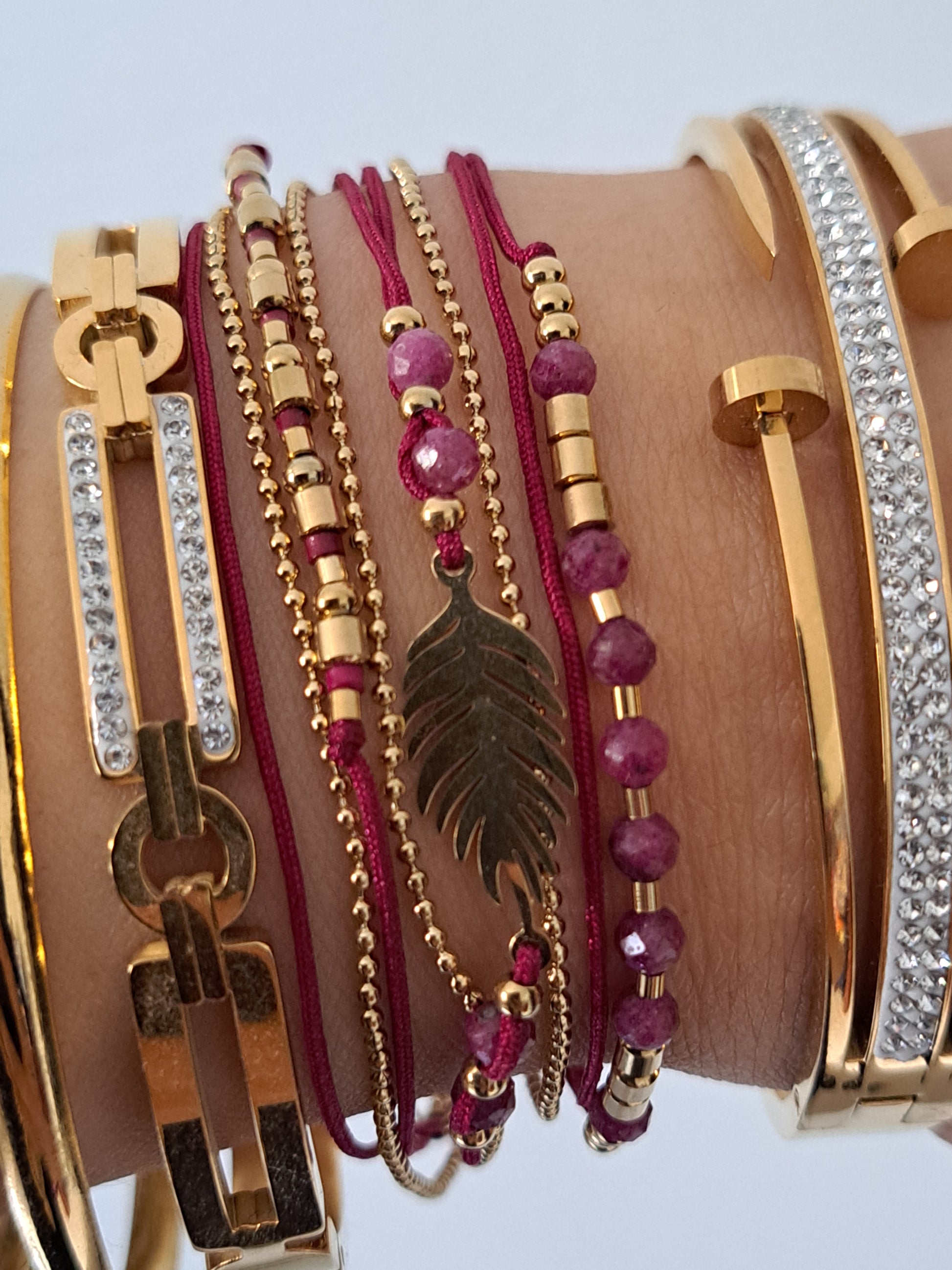 Bracelet long"Feuille"