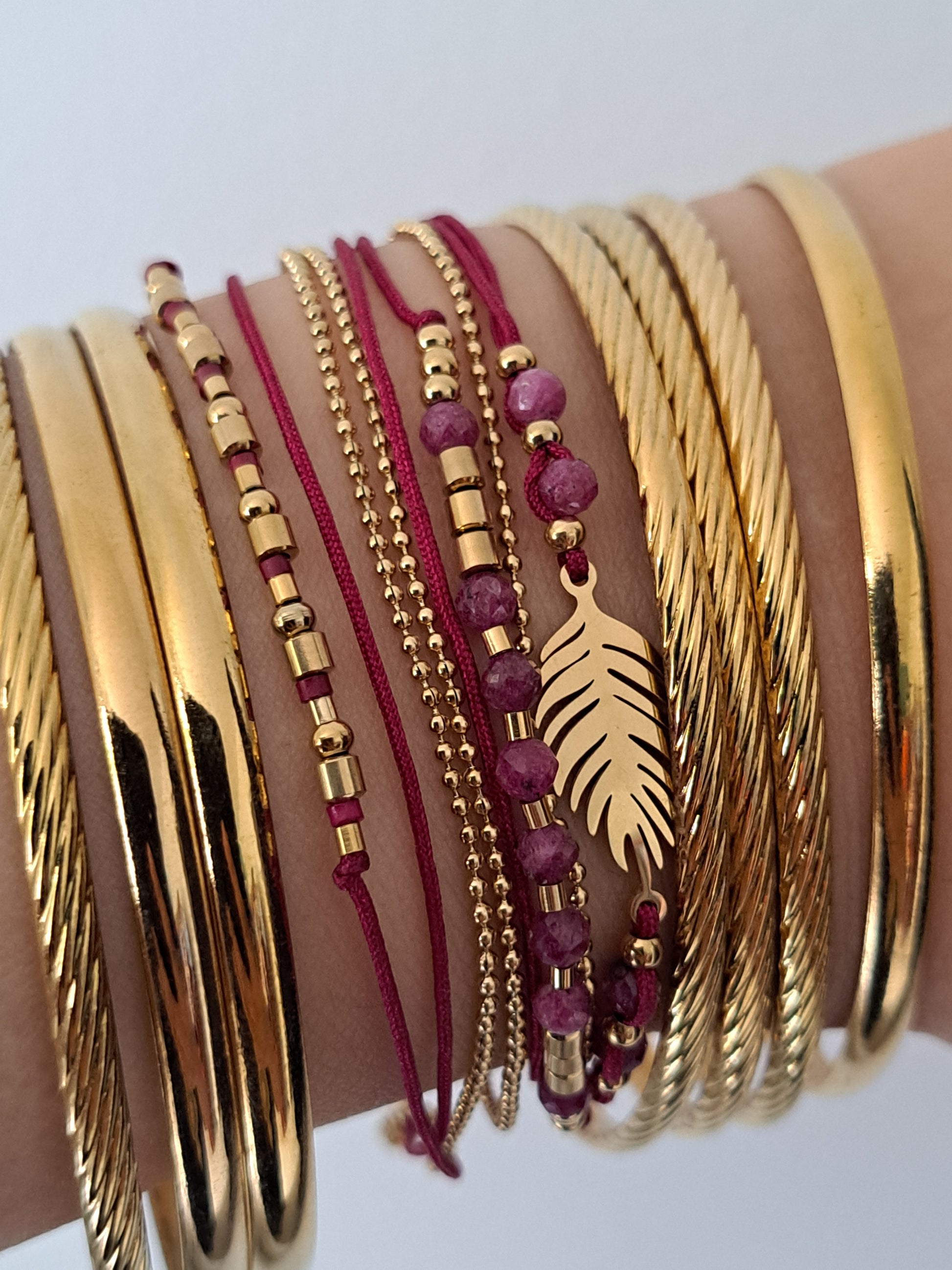 Bracelet long"Feuille"