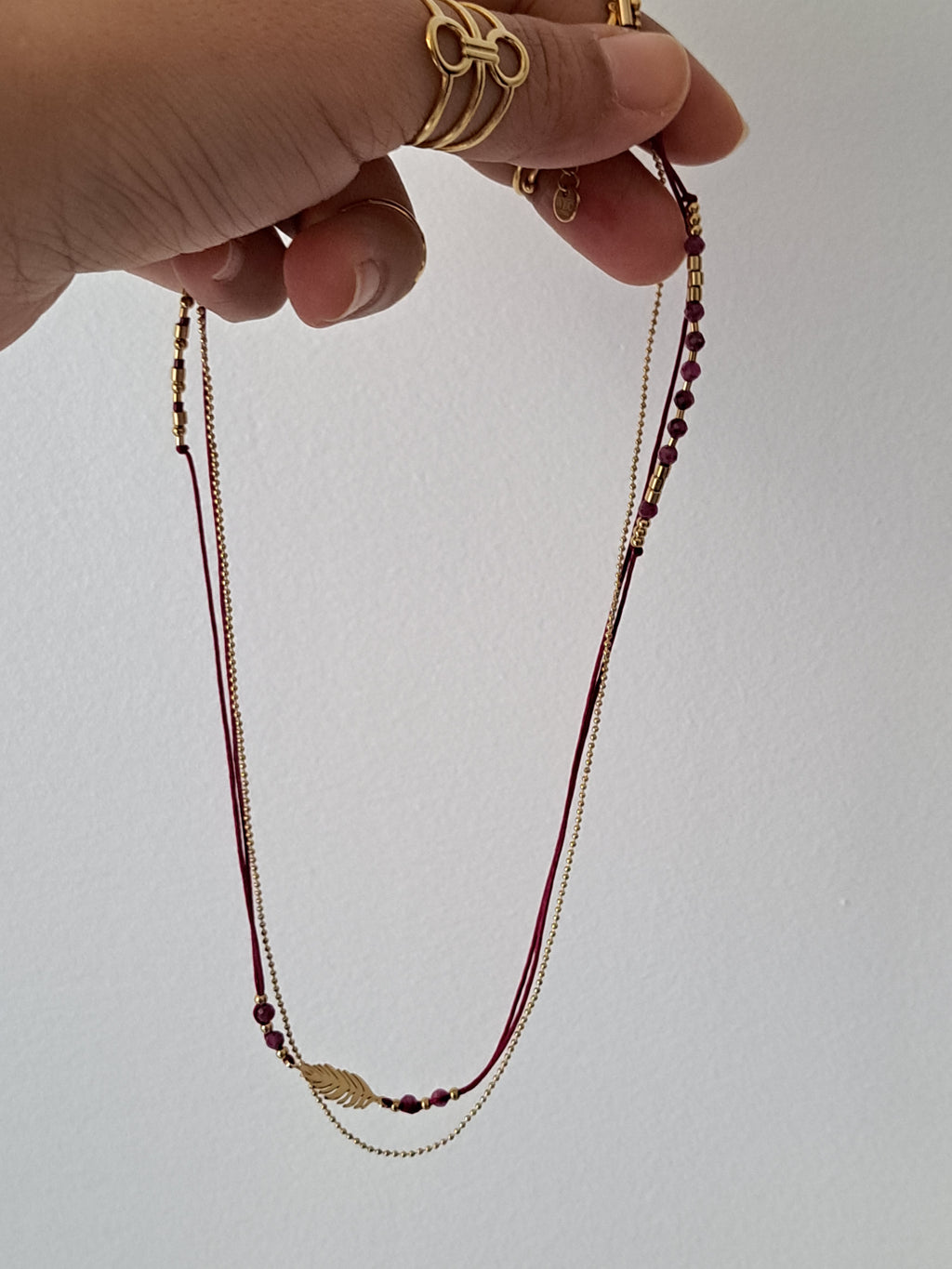 Bracelet long"Feuille"