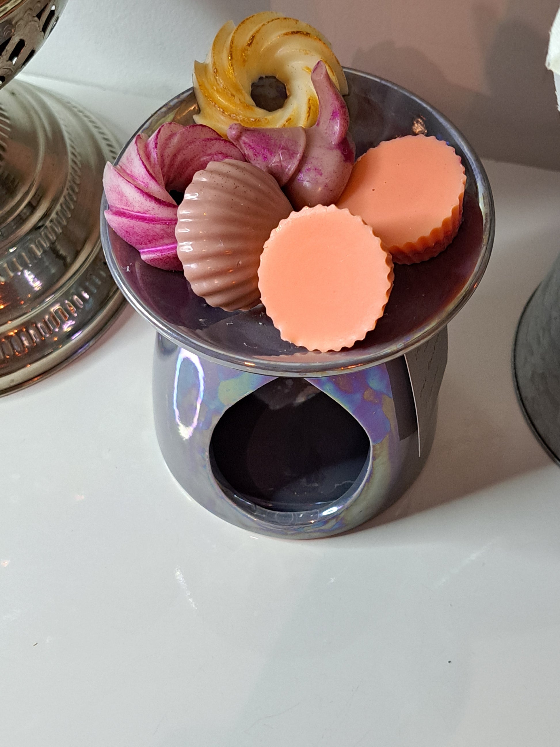 Coffret brûleur blanc "coeur"