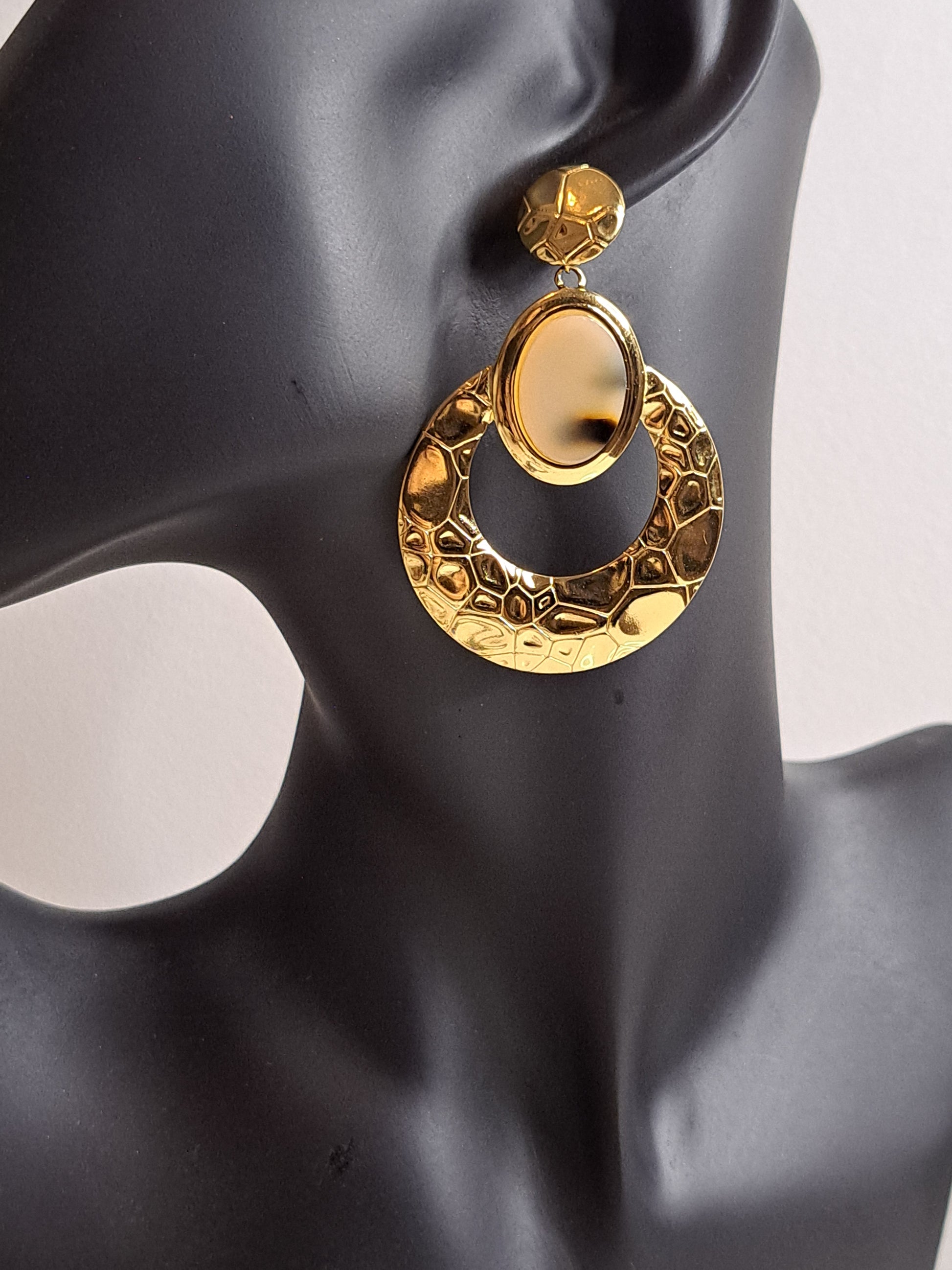 Boucles d'oreilles léopard
