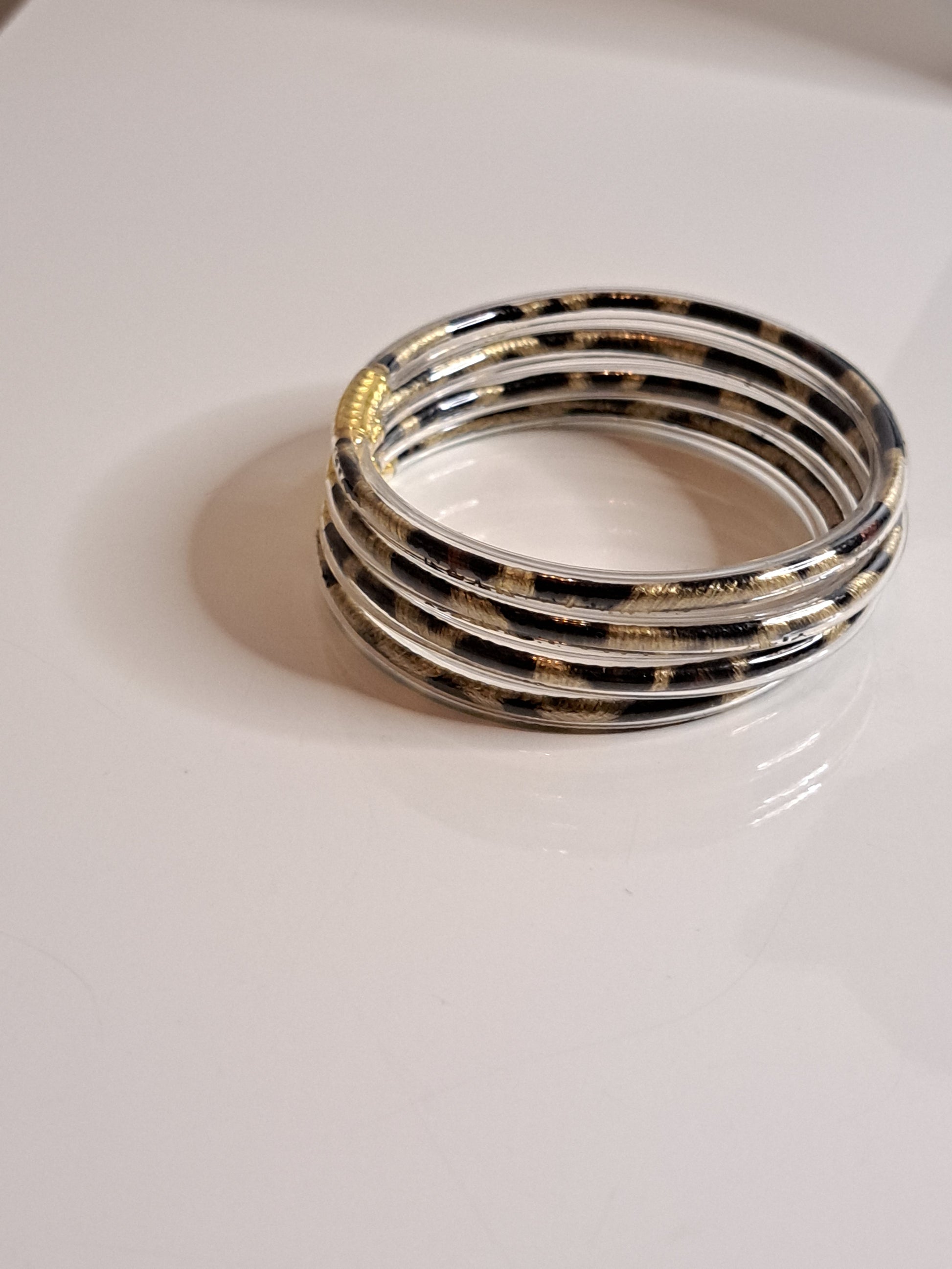 Bracelet bouddhiste léopard