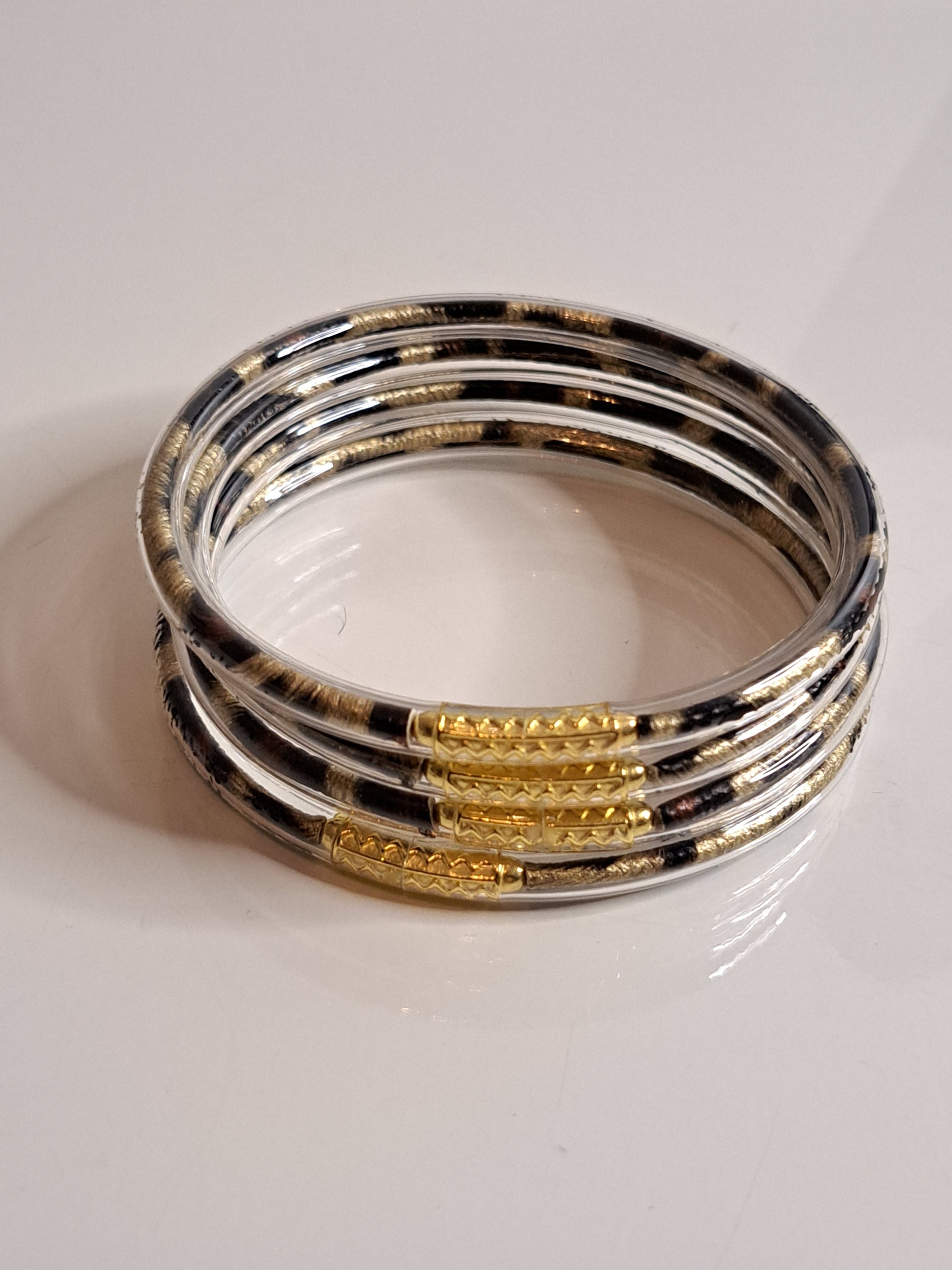 Bracelet bouddhiste léopard