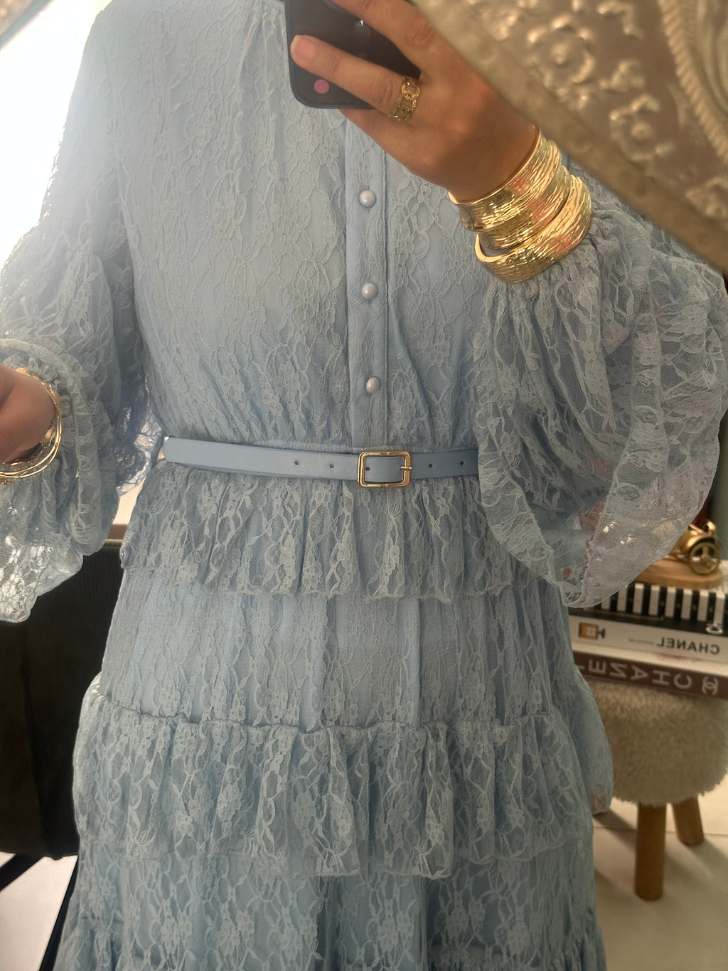 Robe maxi dentelle