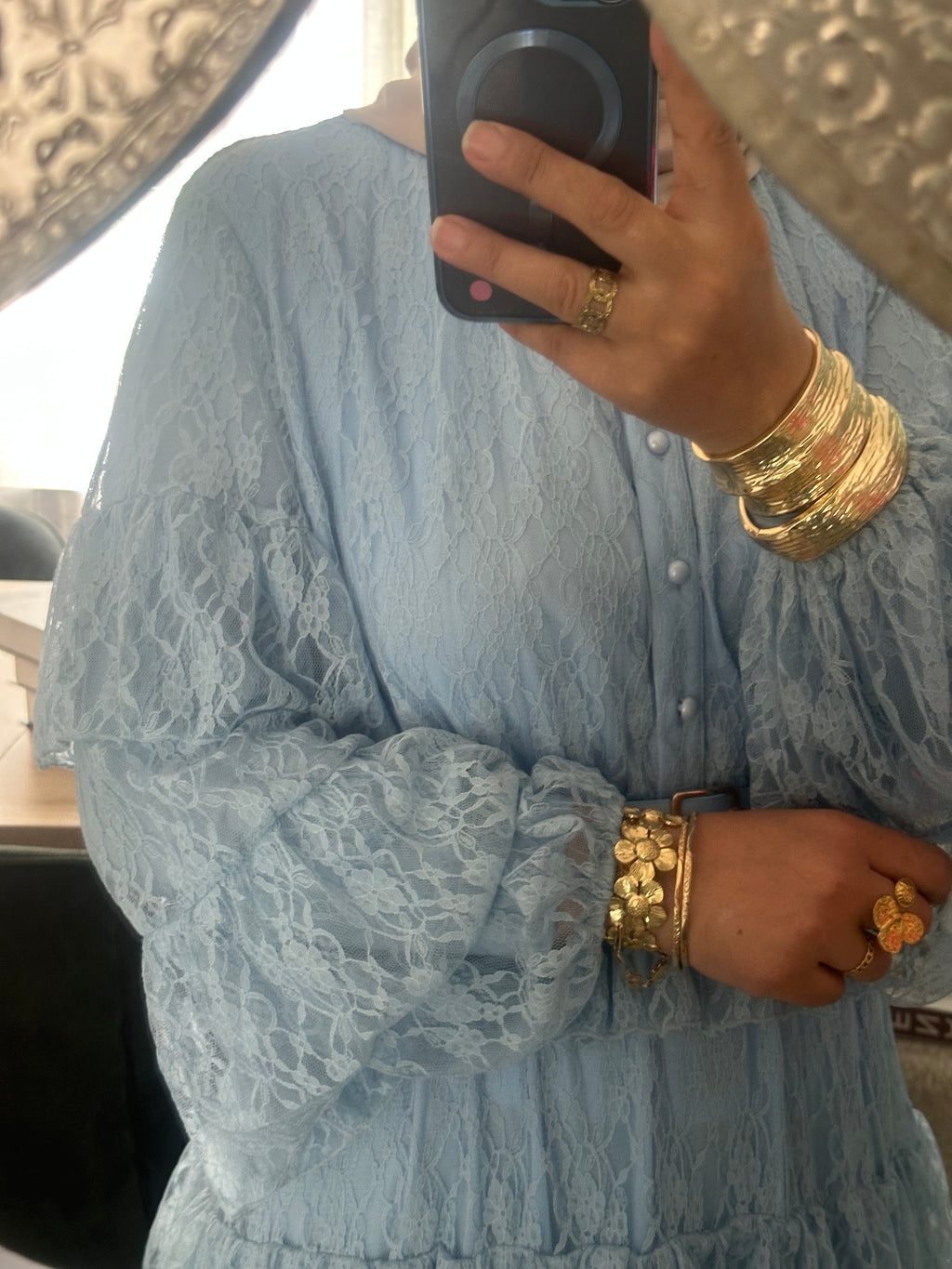 Robe maxi dentelle