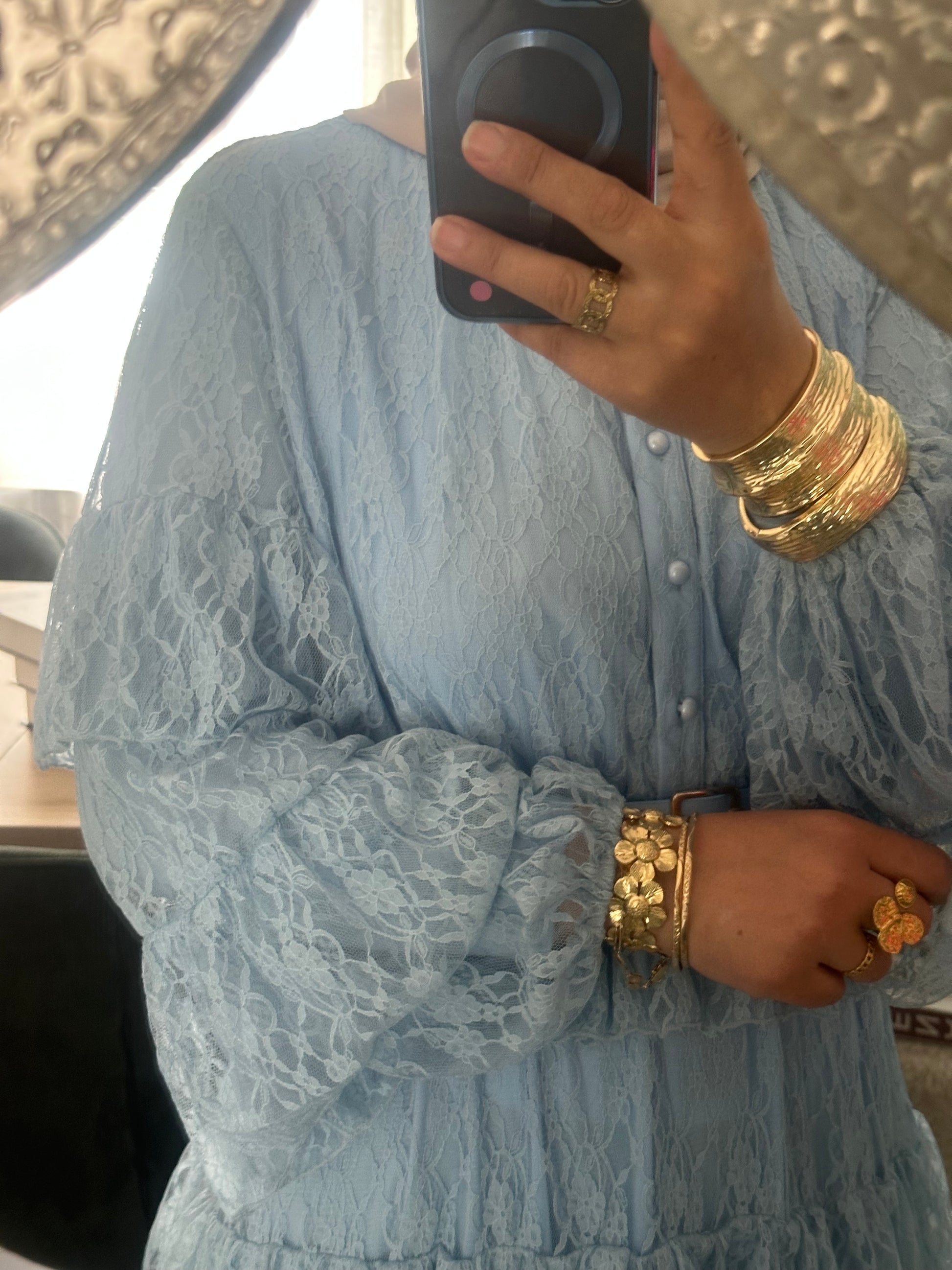 Robe maxi dentelle