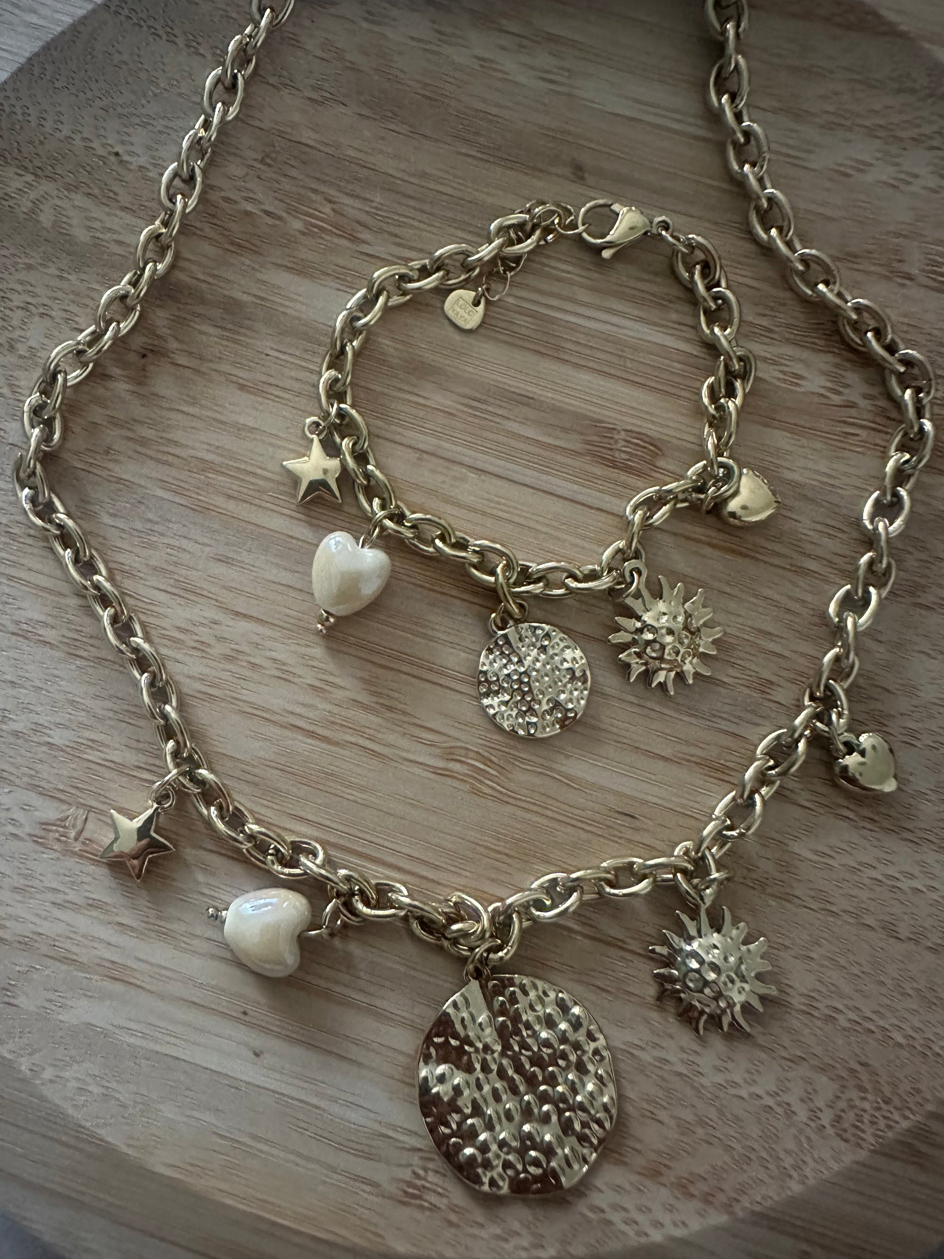 Ensemble collier et bracelet Sunny