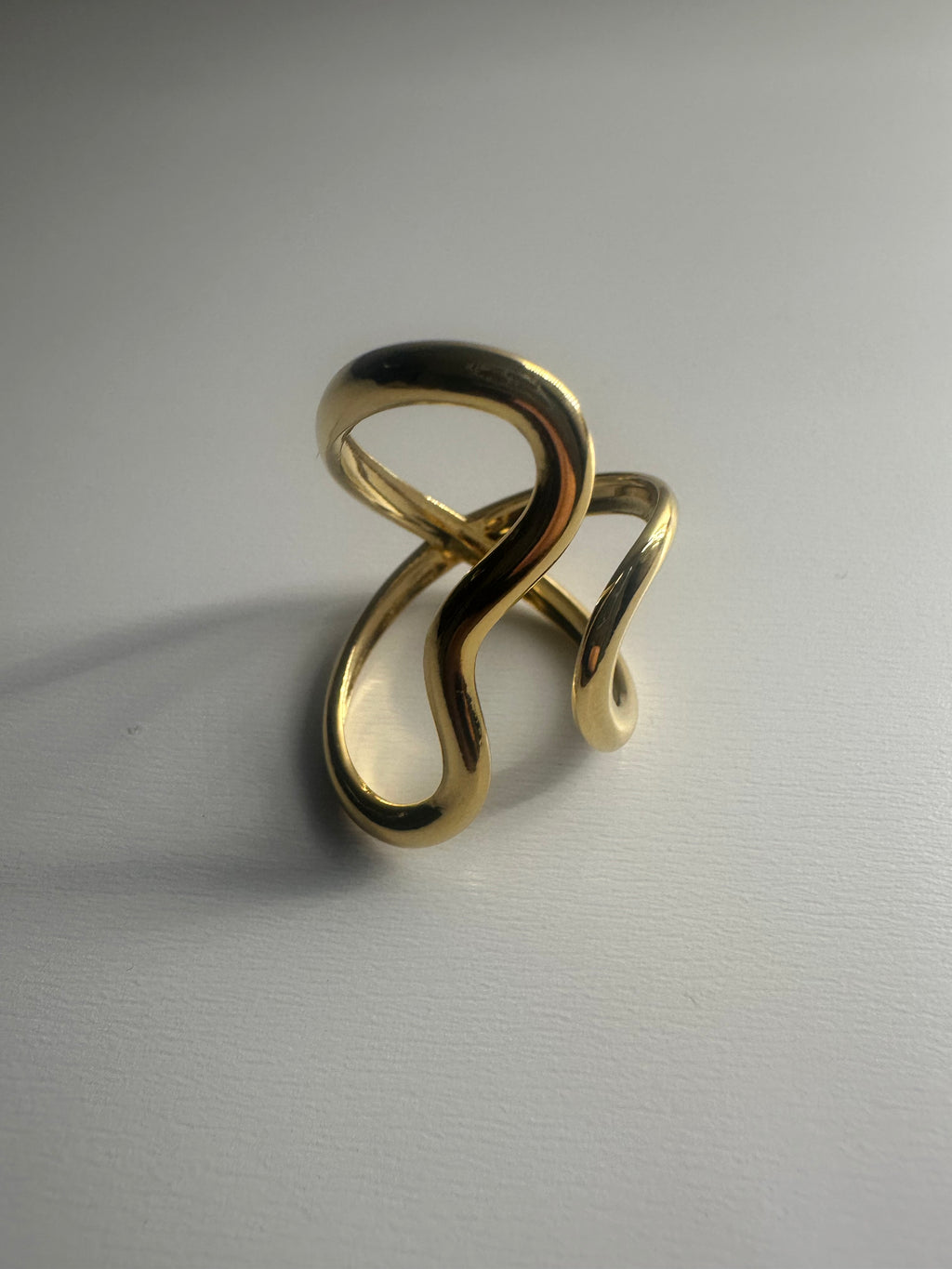 Bague vague en acier inoxydable