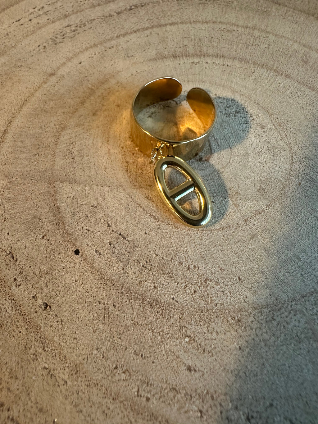 Bague maille marine