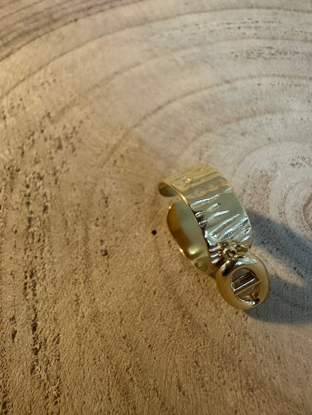 Bague maille marine