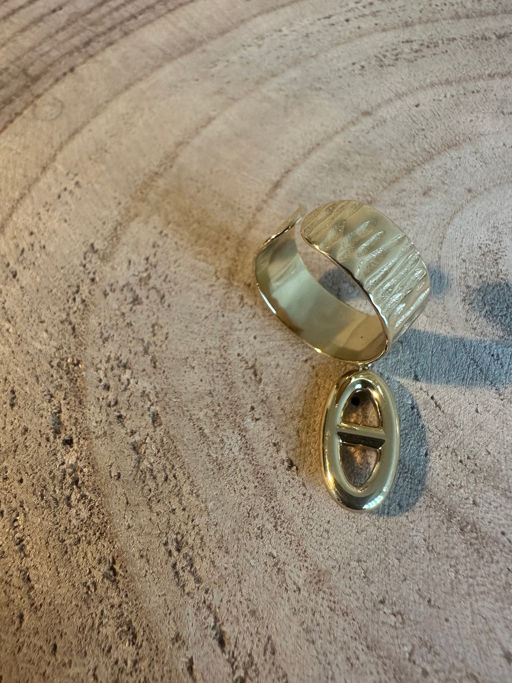 Bague maille marine