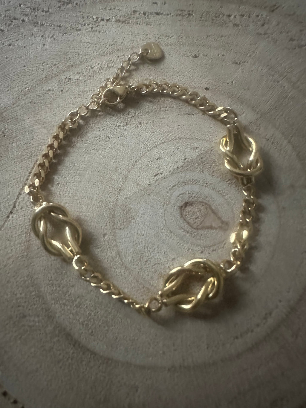 Bracelet maillons entrelacés