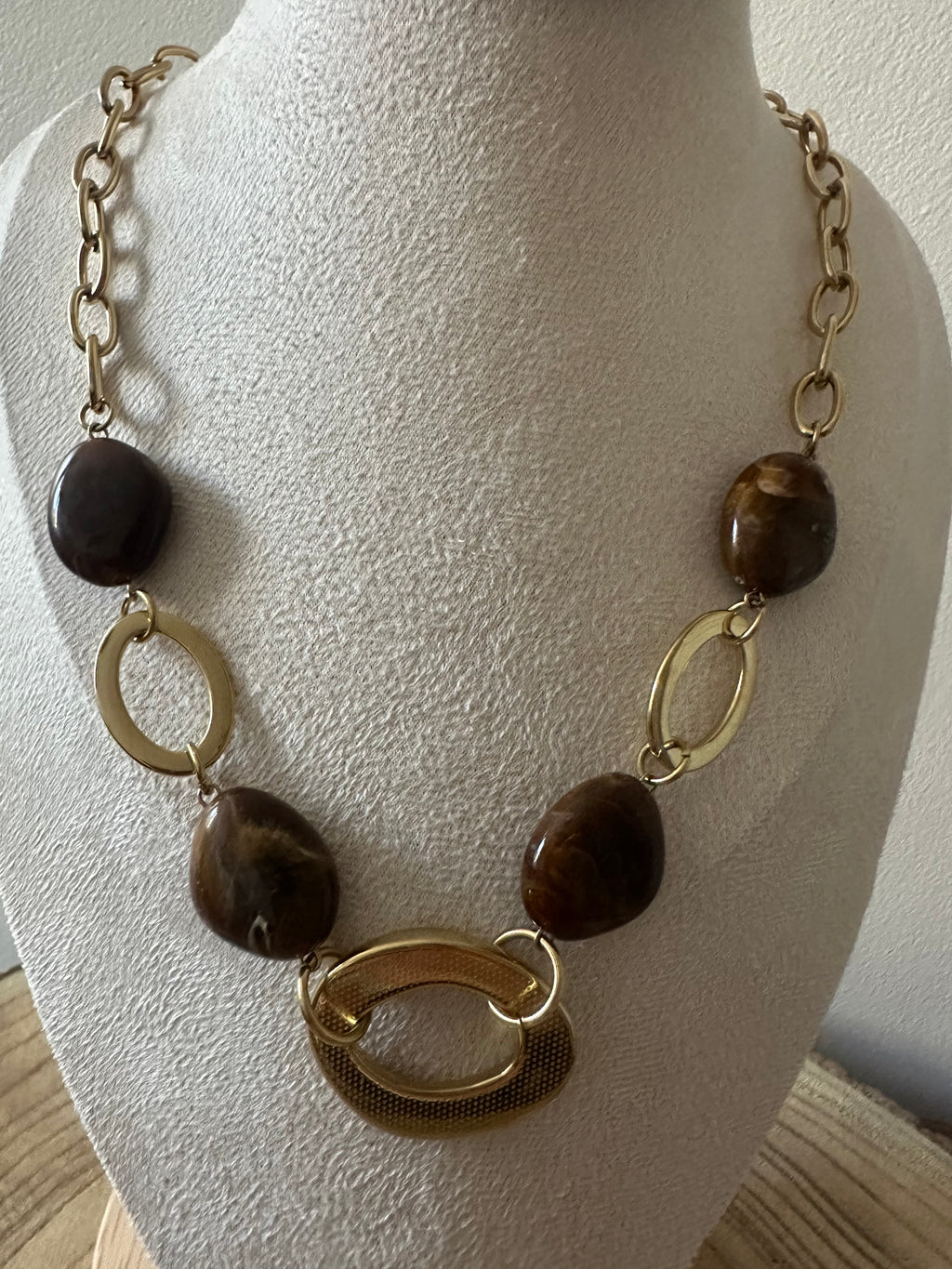 Collier bicolore