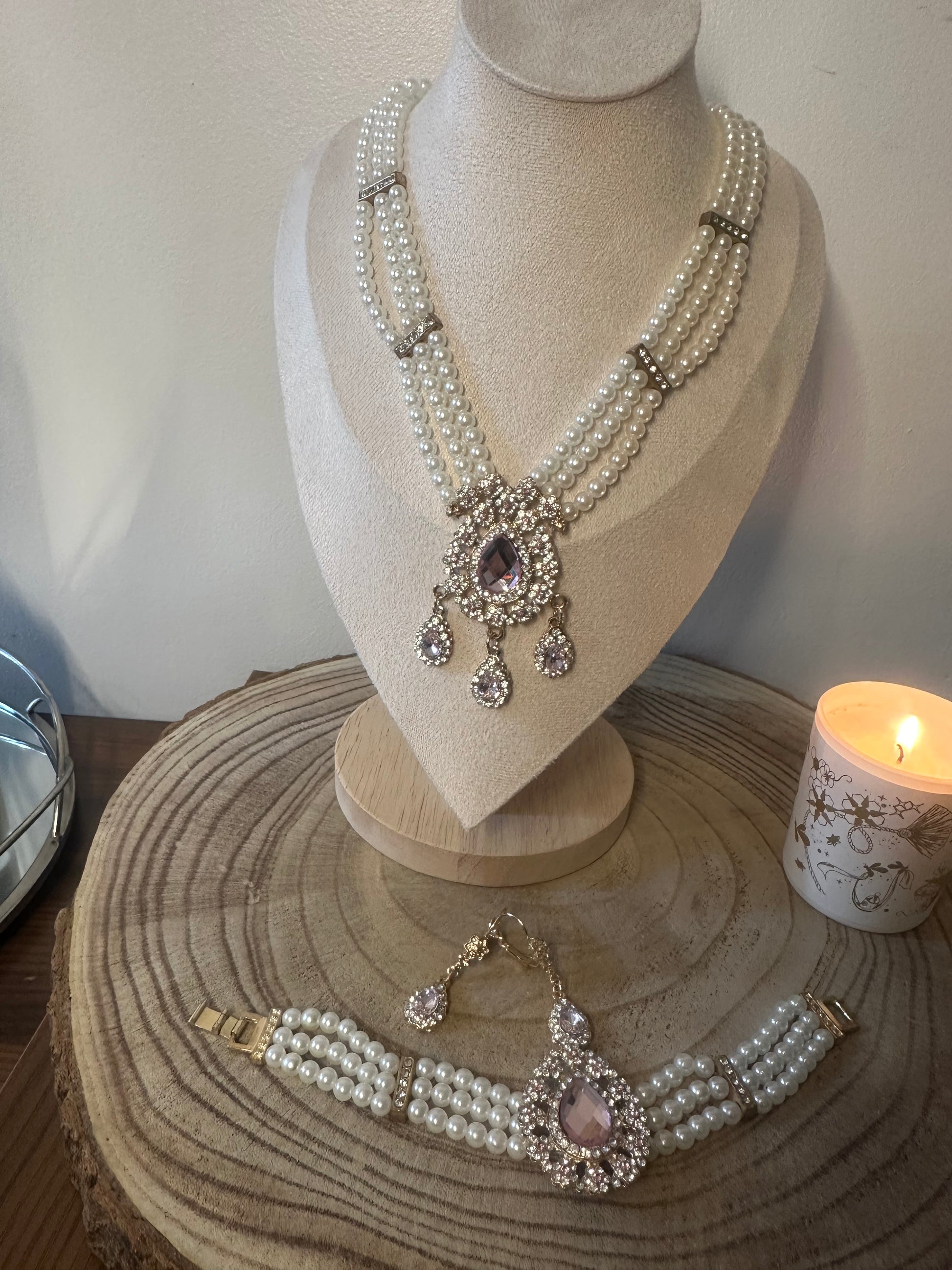 Ensemble parure 3 pièces