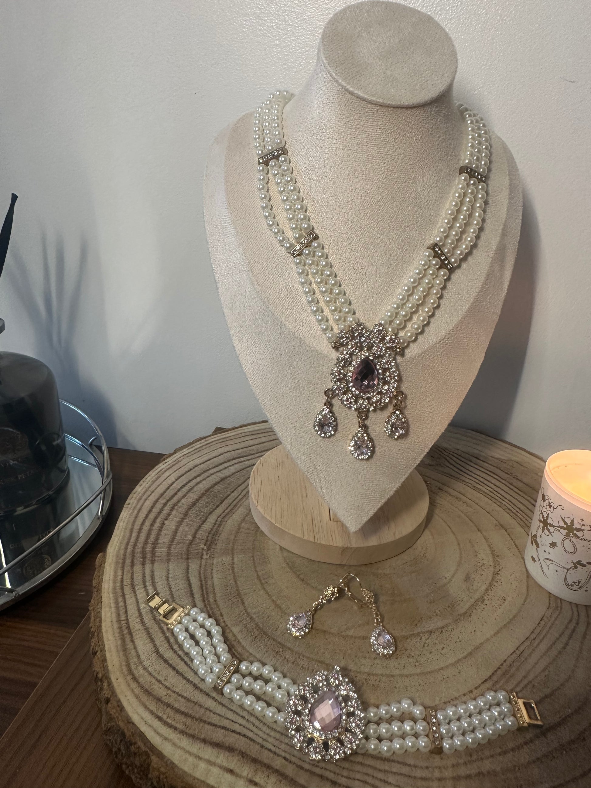Ensemble parure 3 pièces