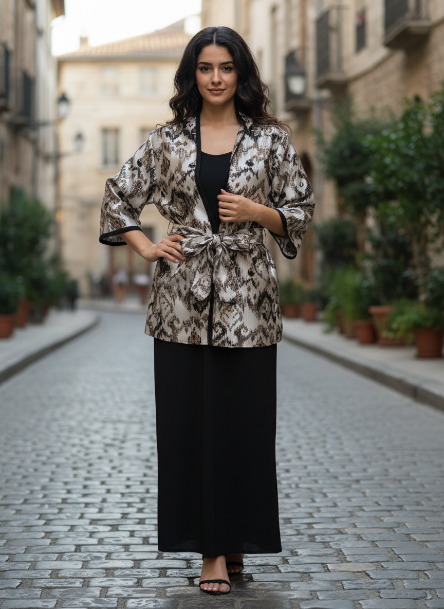 Ensemble Soulef: robe et veste