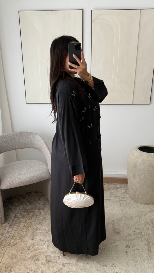Abaya papillon Sawda