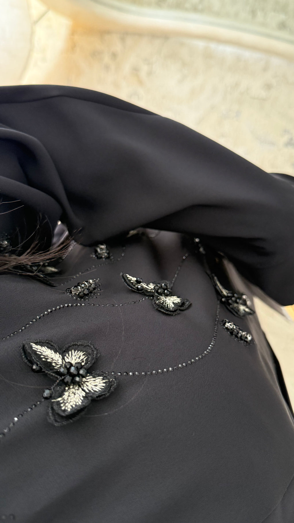 Abaya papillon Sawda