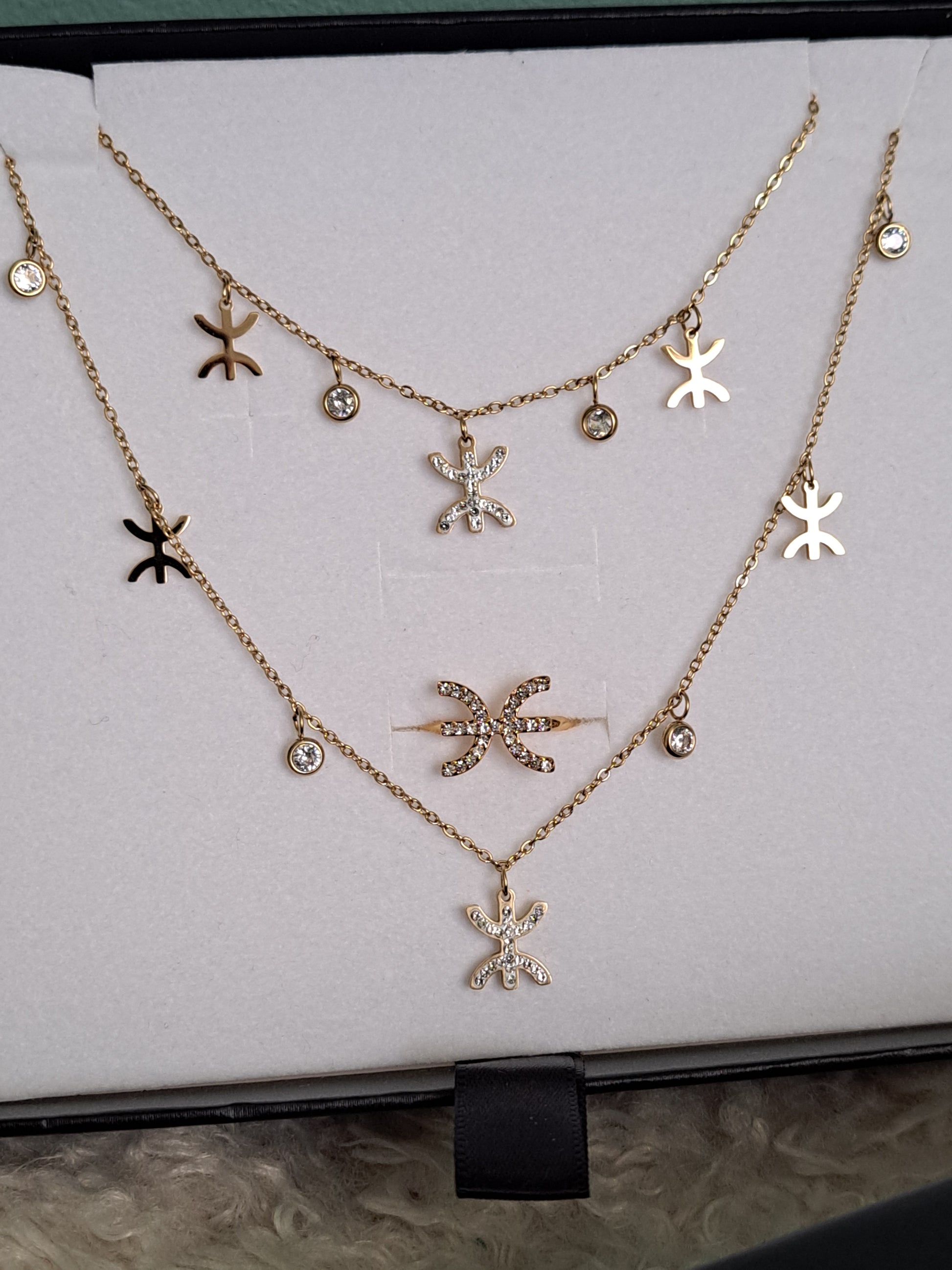 Coffret amazigh 3 pièces "Strass"