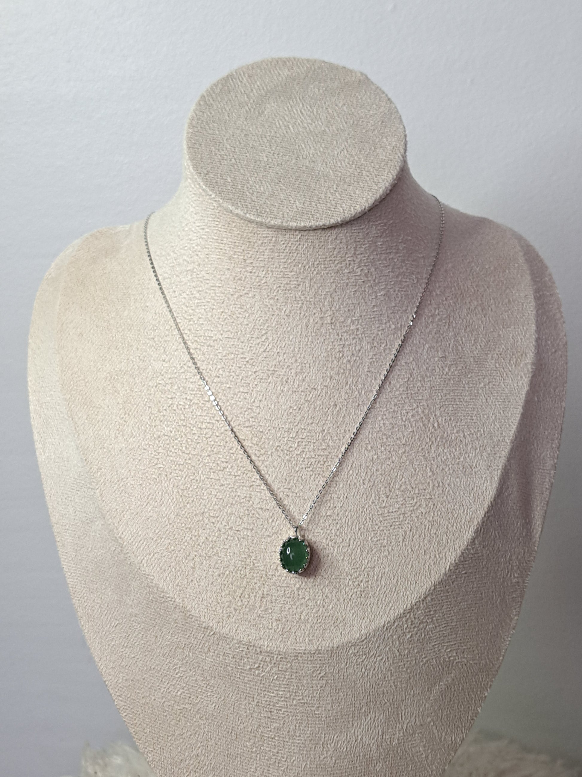 Collier aventurine verte