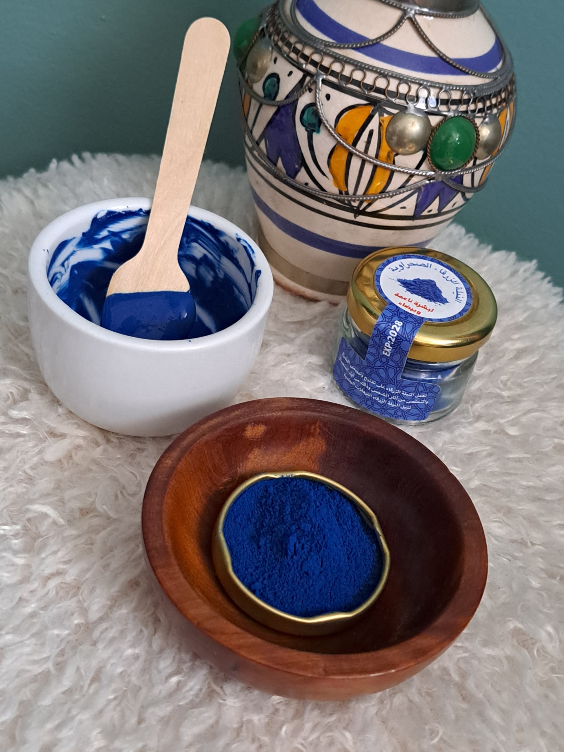Indigo bleu du désert- soin éclat naturel