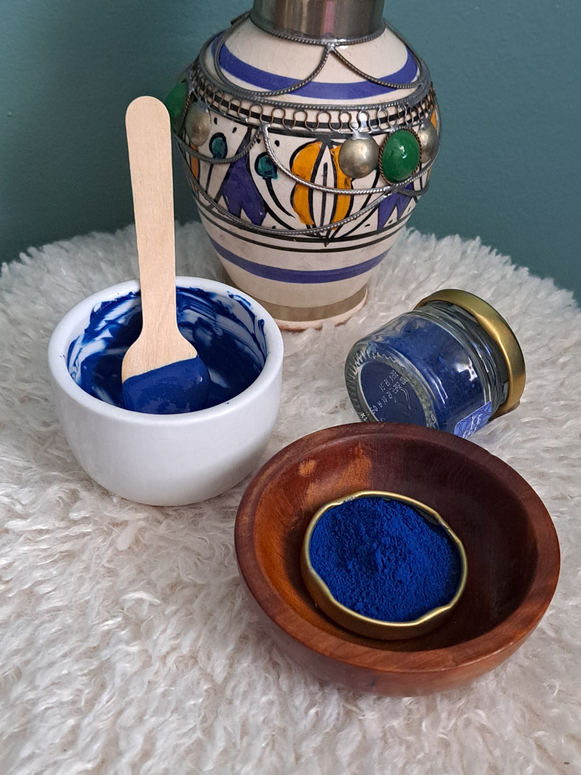 Indigo bleu du désert- soin éclat naturel